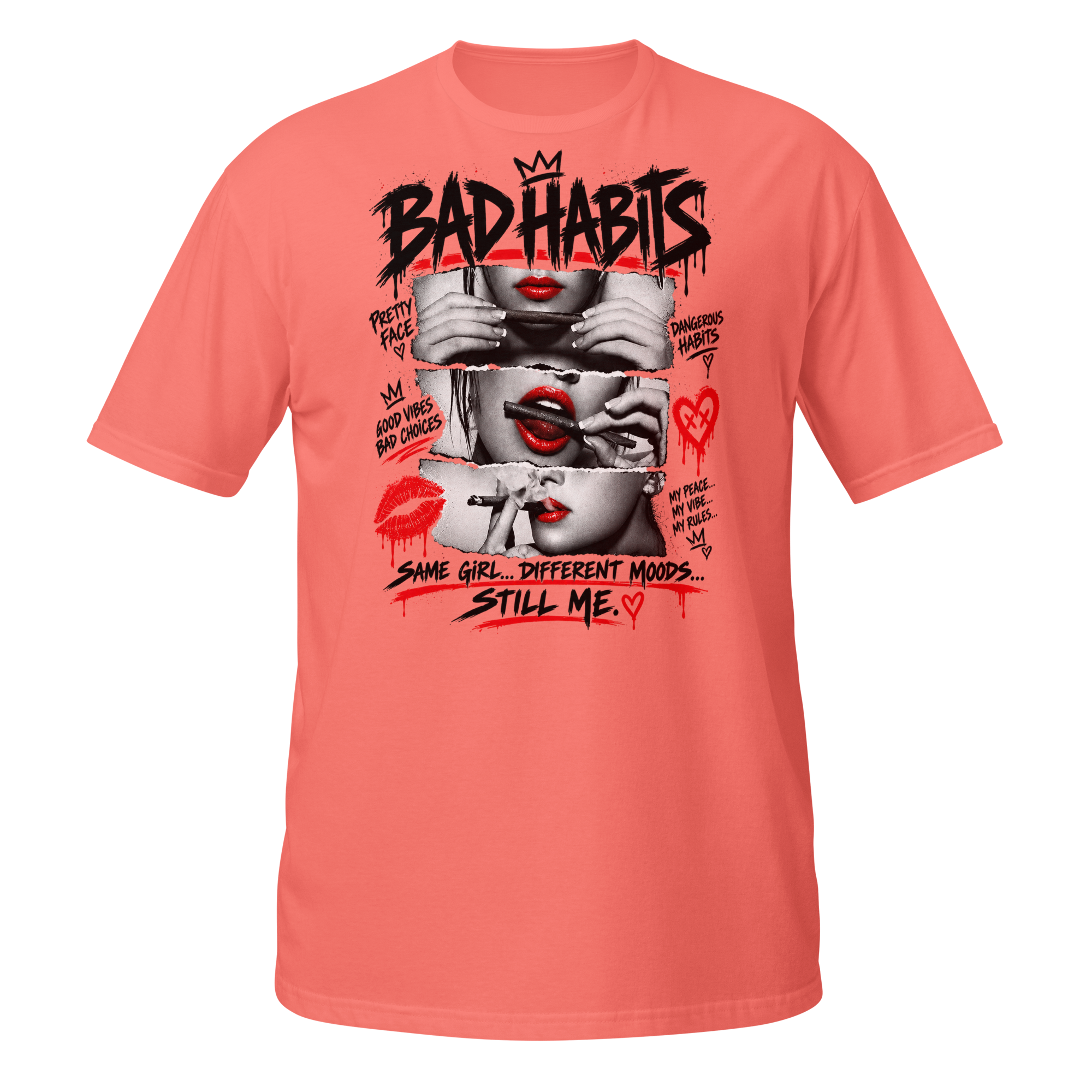 BAD HABITS - STILL ME - Coral Silk