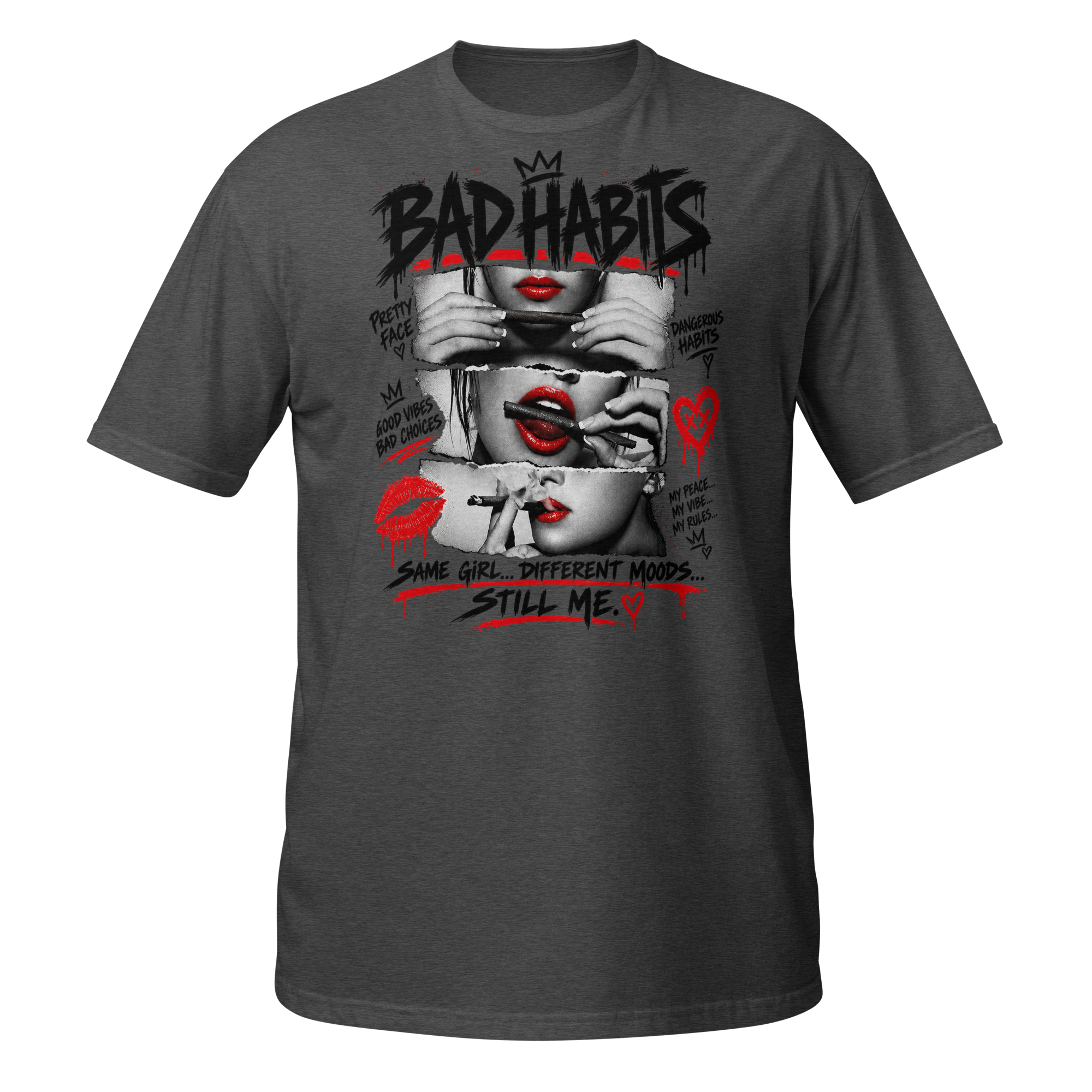 BAD HABITS - STILL ME - Dark Heather Grey