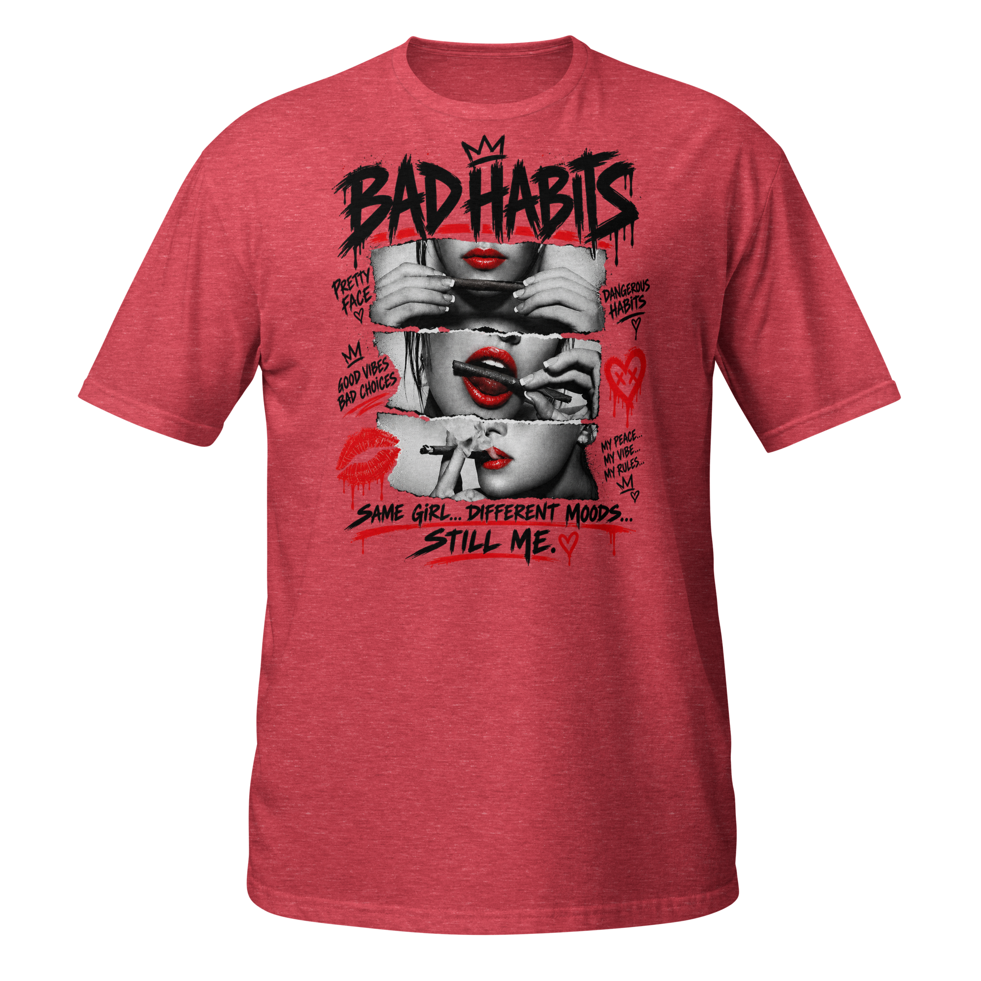 BAD HABITS - STILL ME - Heather Red
