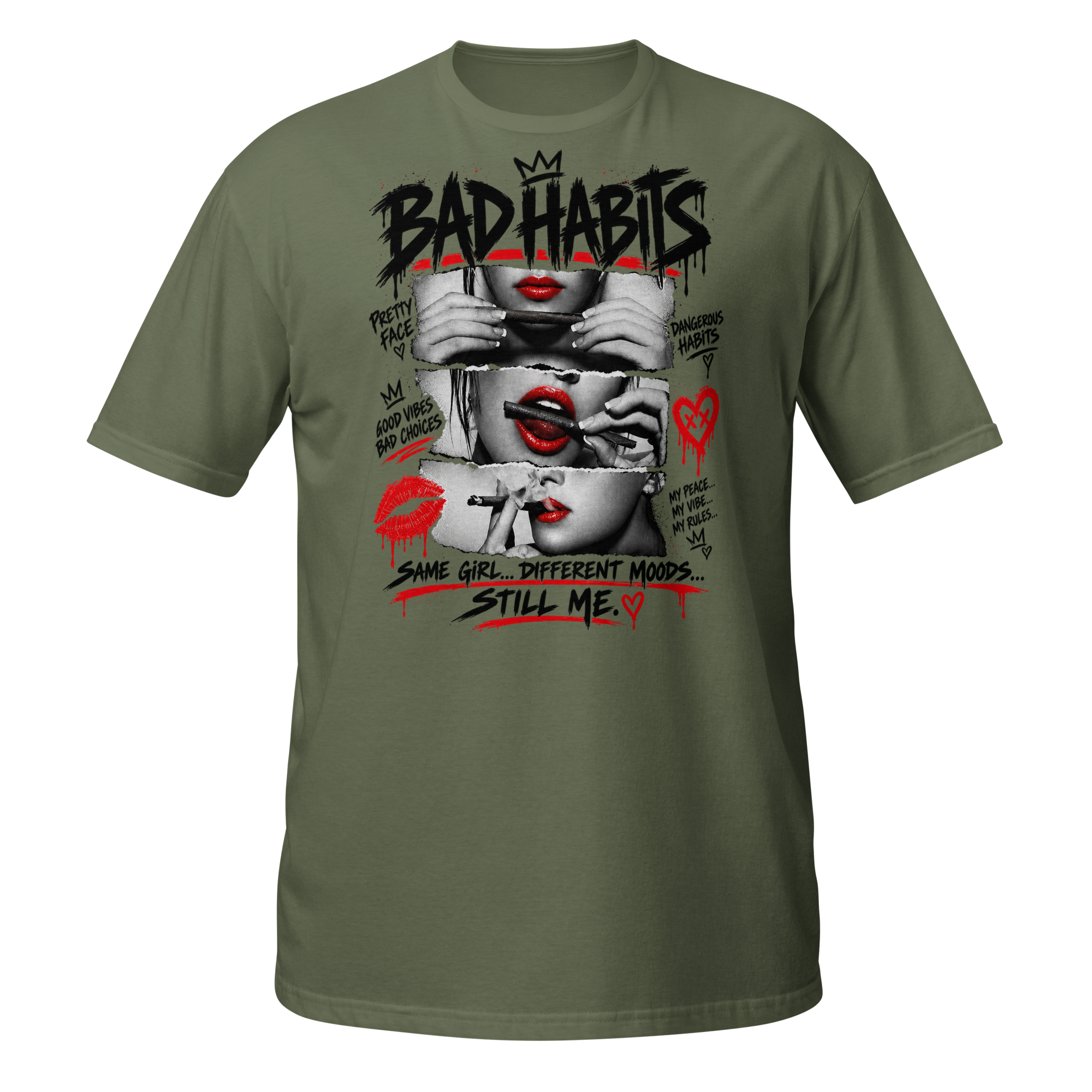 BAD HABITS - STILL ME - Military Green