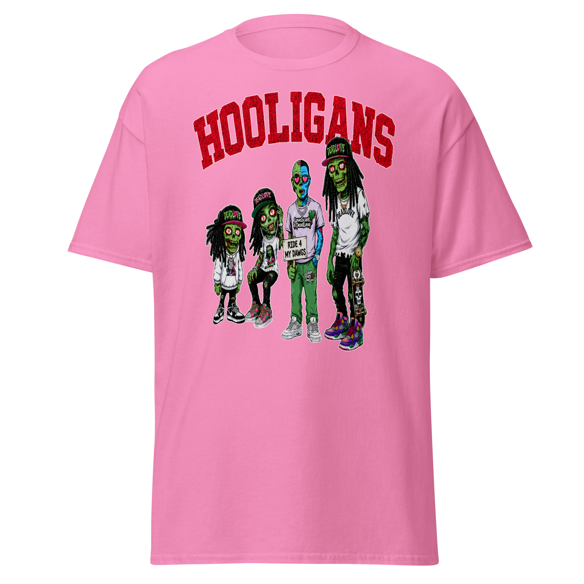 Hooligans graphic tee - Azalea