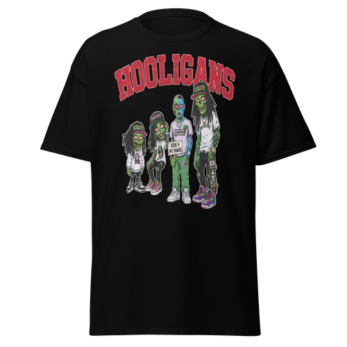 Hooligans graphic tee - Black