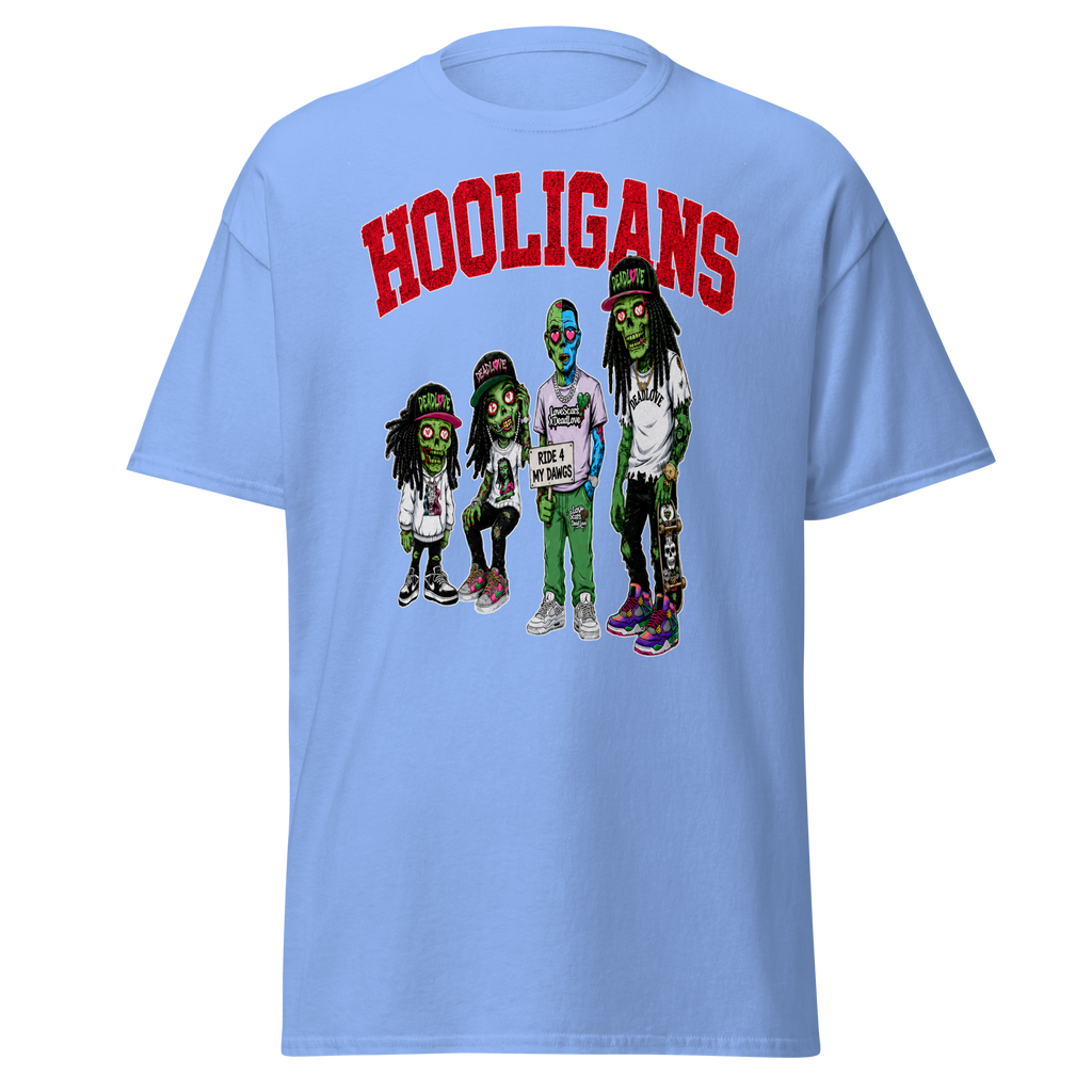 Hooligans graphic tee - Carolina Blue