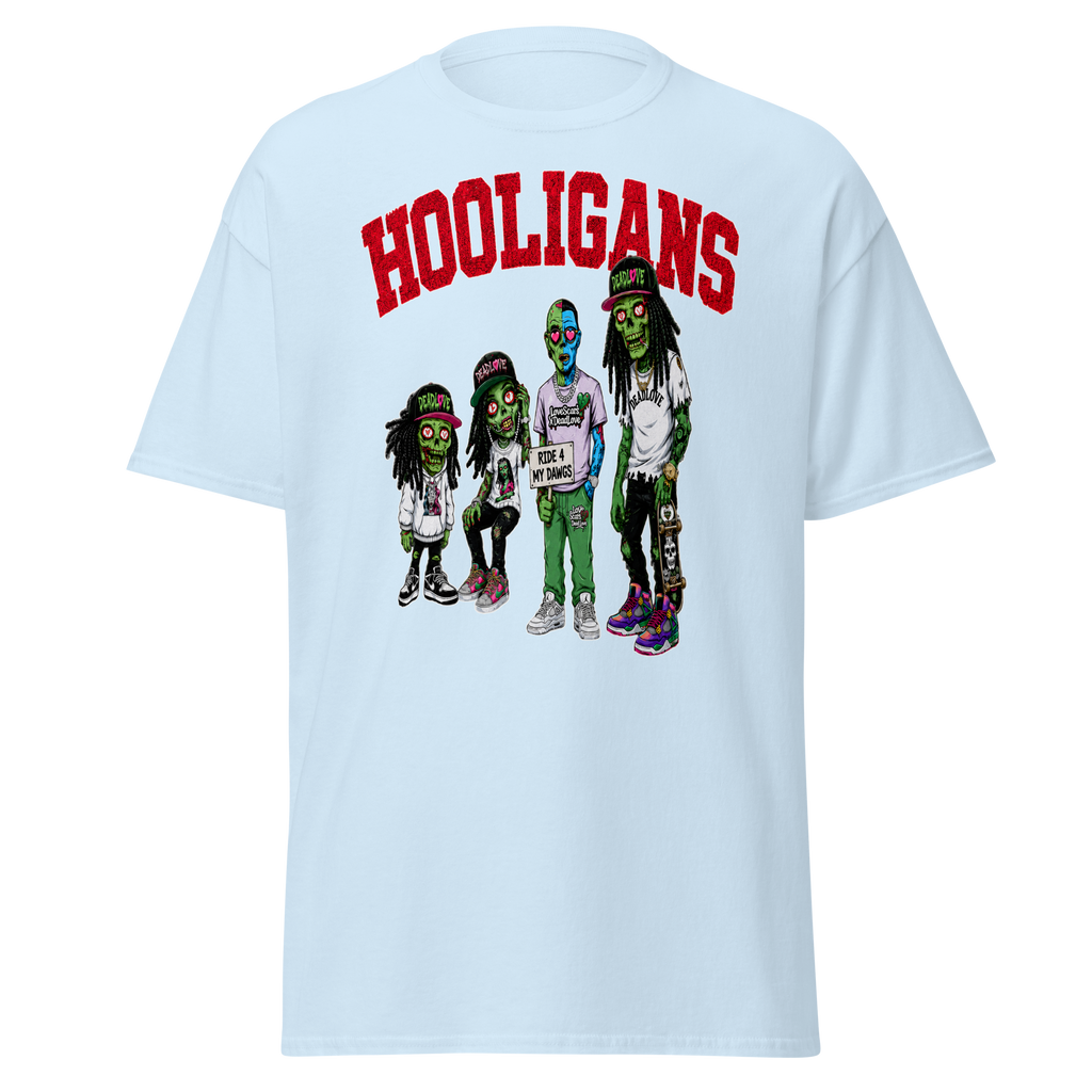 Hooligans graphic tee - Light Blue