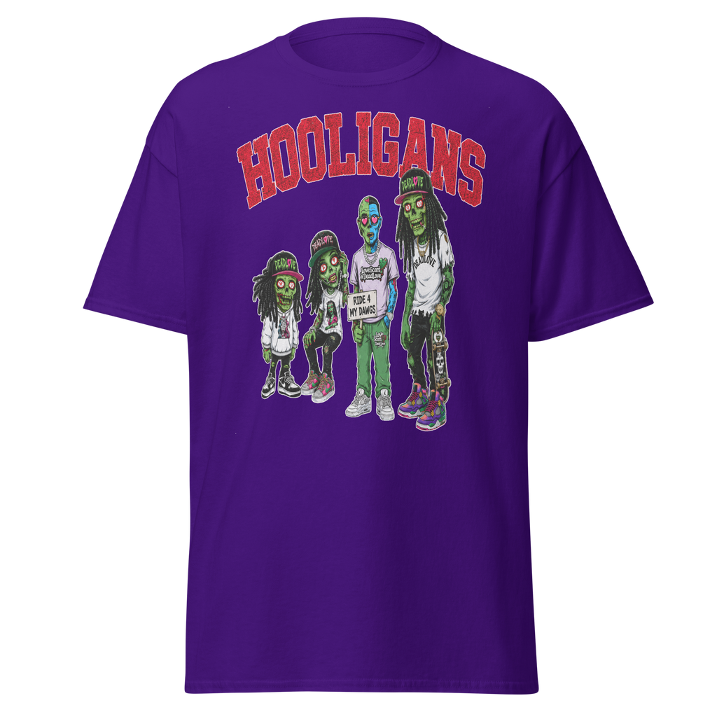 Hooligans graphic tee - Purple