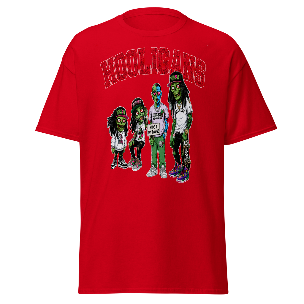 Hooligans graphic tee - Red