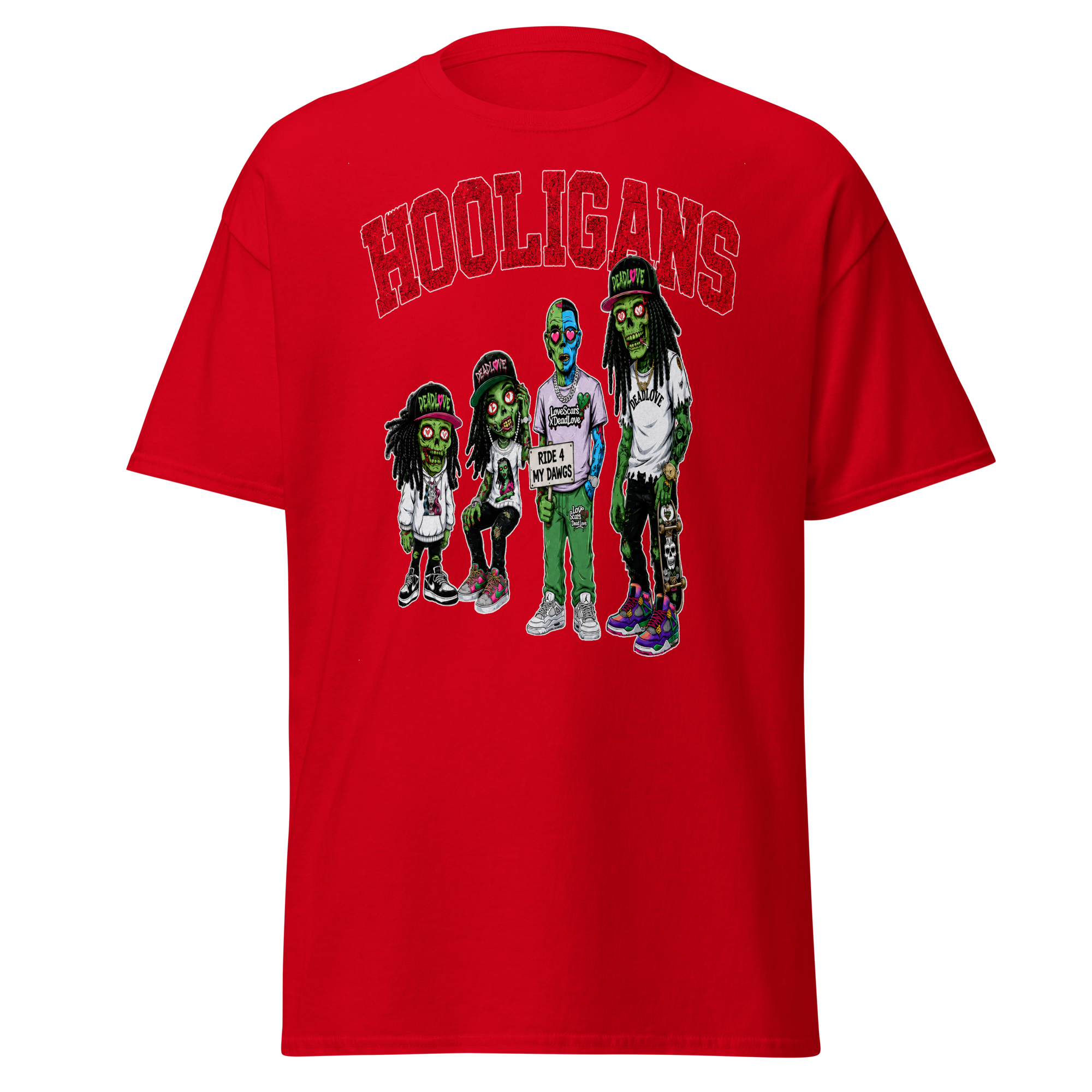 Hooligans graphic tee - Red
