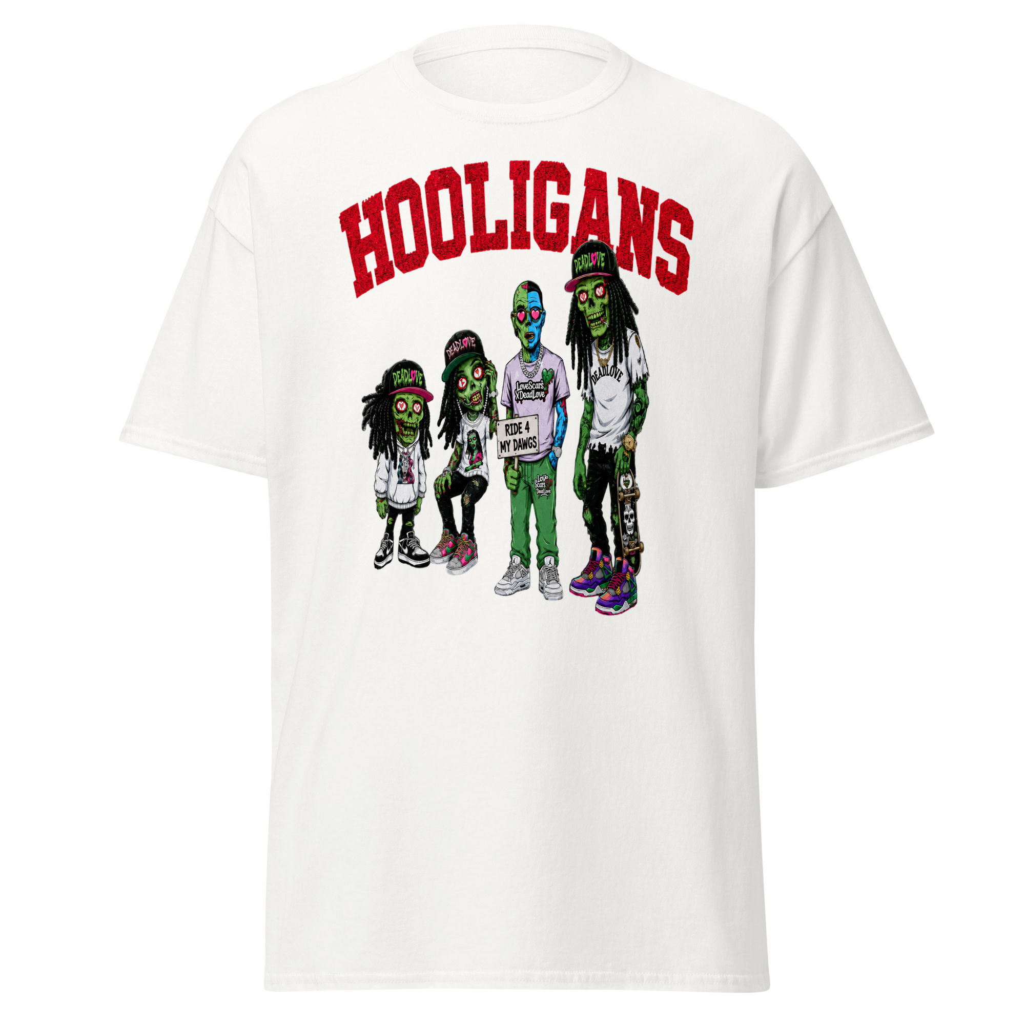 Hooligans graphic tee - White