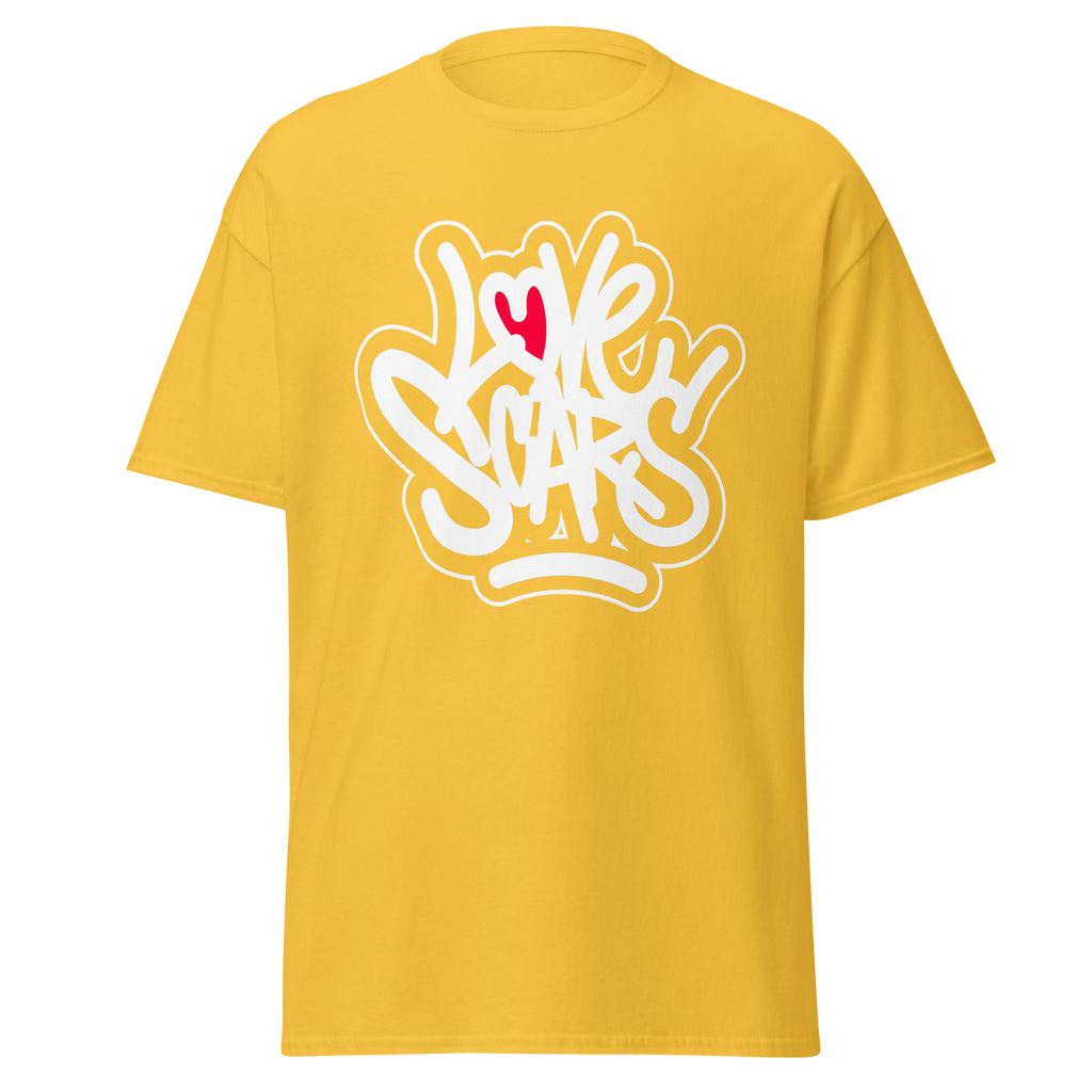 Love Scars Heartmarked Graffiti Tee - Daisy