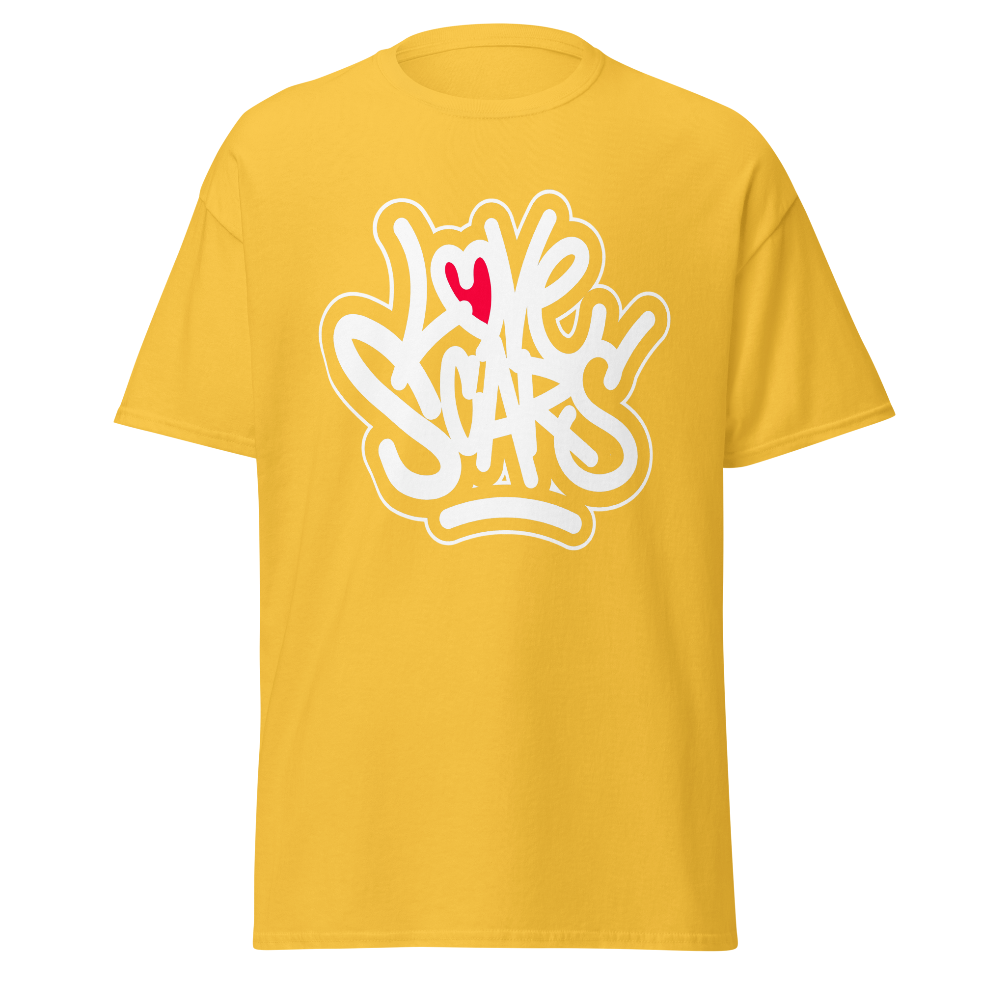 Love Scars Heartmarked Graffiti Tee - Daisy