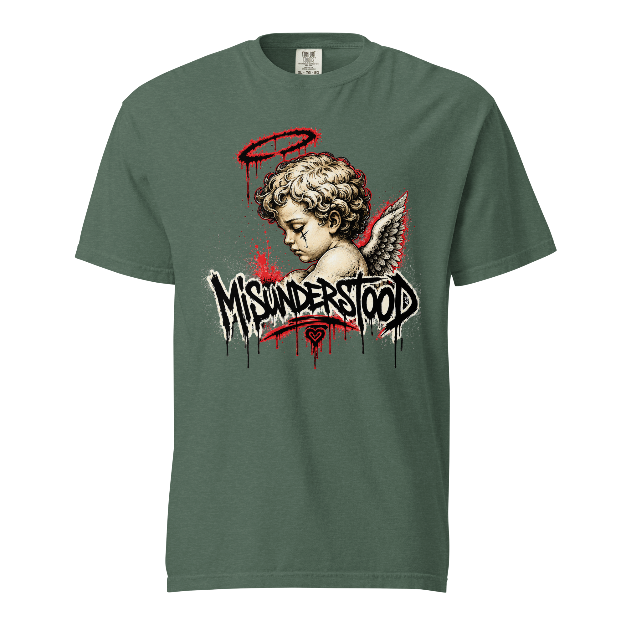 MISUNDERSTOOD graphic tee - Blue Spruce