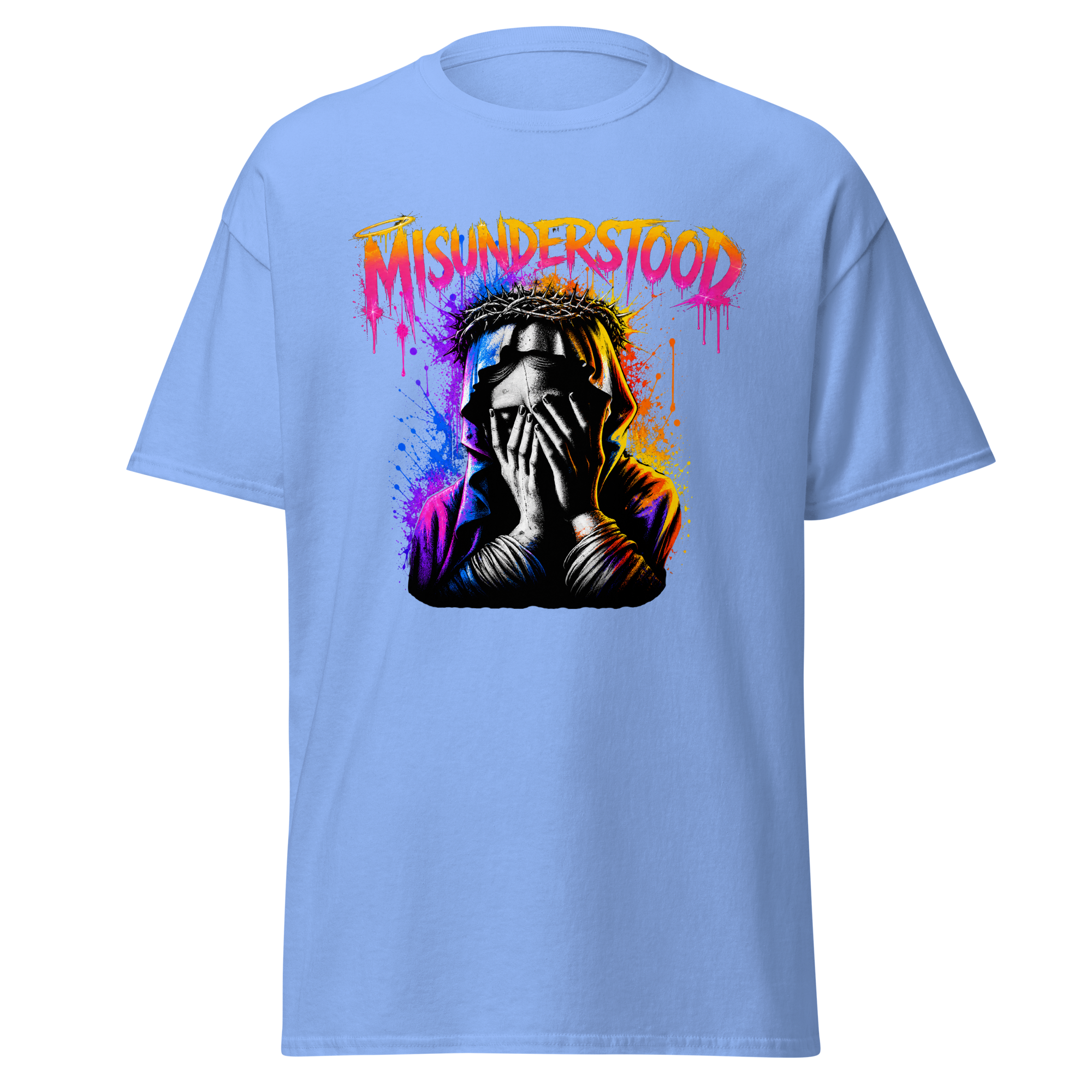 Misunderstood graphic tee - Carolina Blue