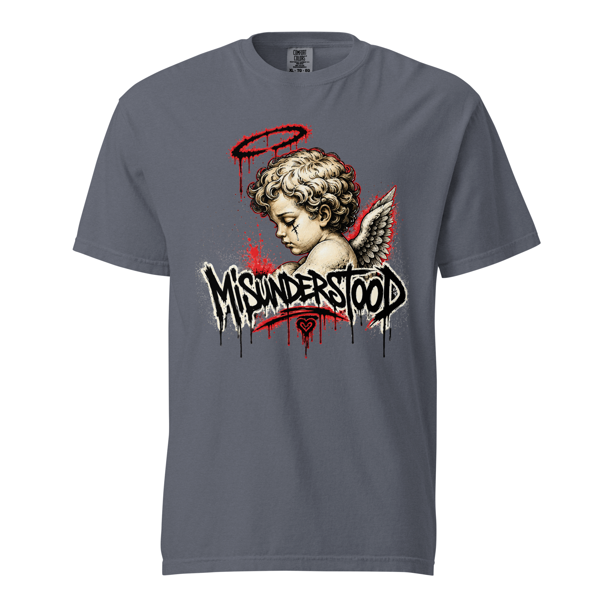 MISUNDERSTOOD graphic tee - Denim