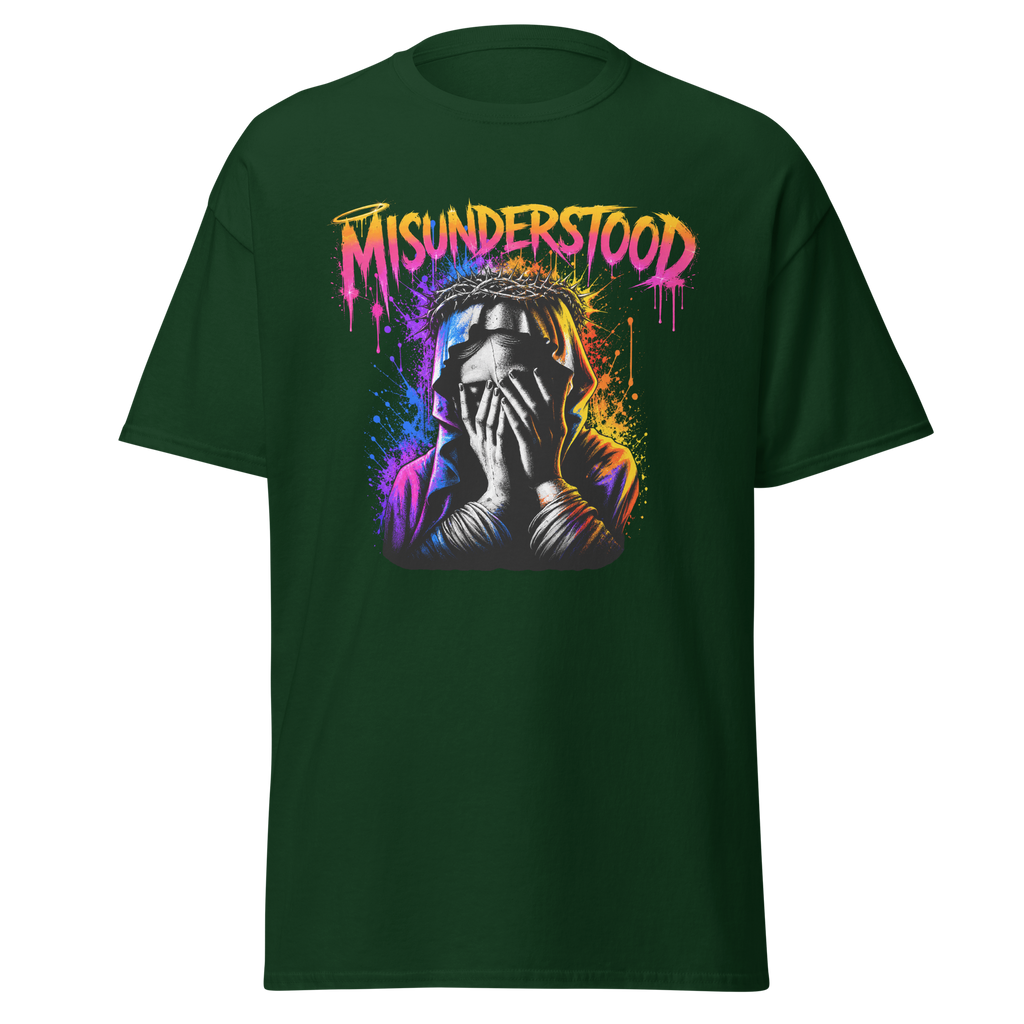 Misunderstood graphic tee - Forest Green
