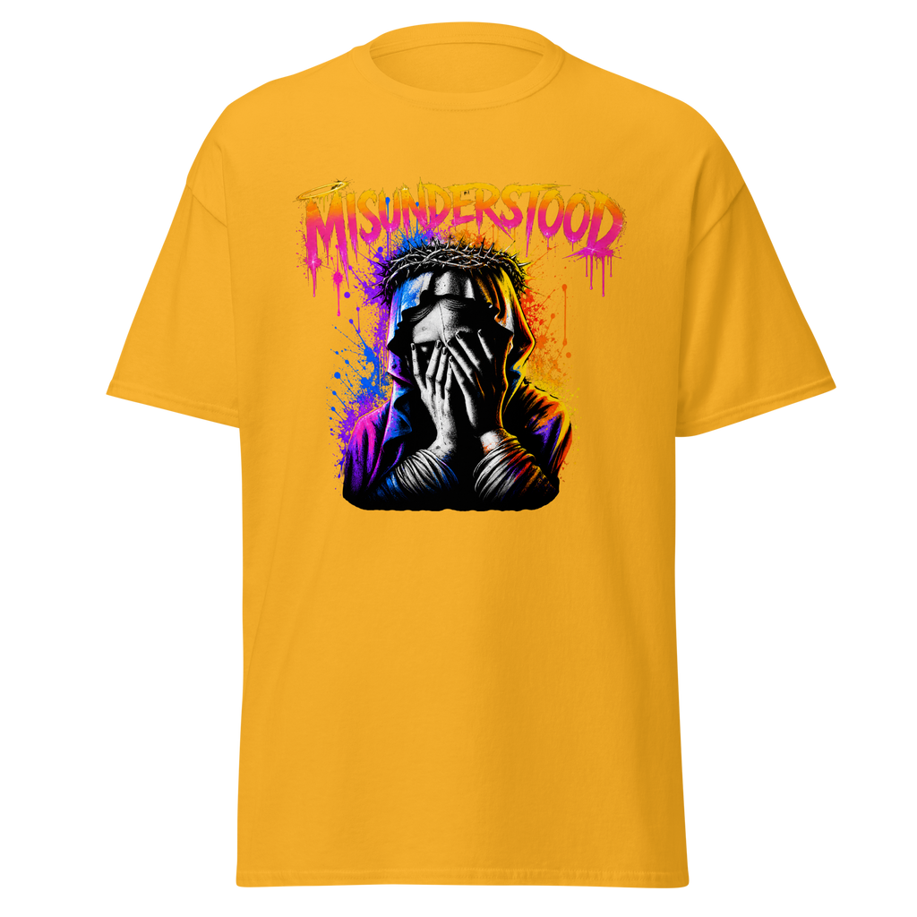 Misunderstood graphic tee - Gold