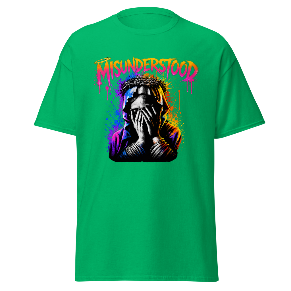 Misunderstood graphic tee - Irish Green