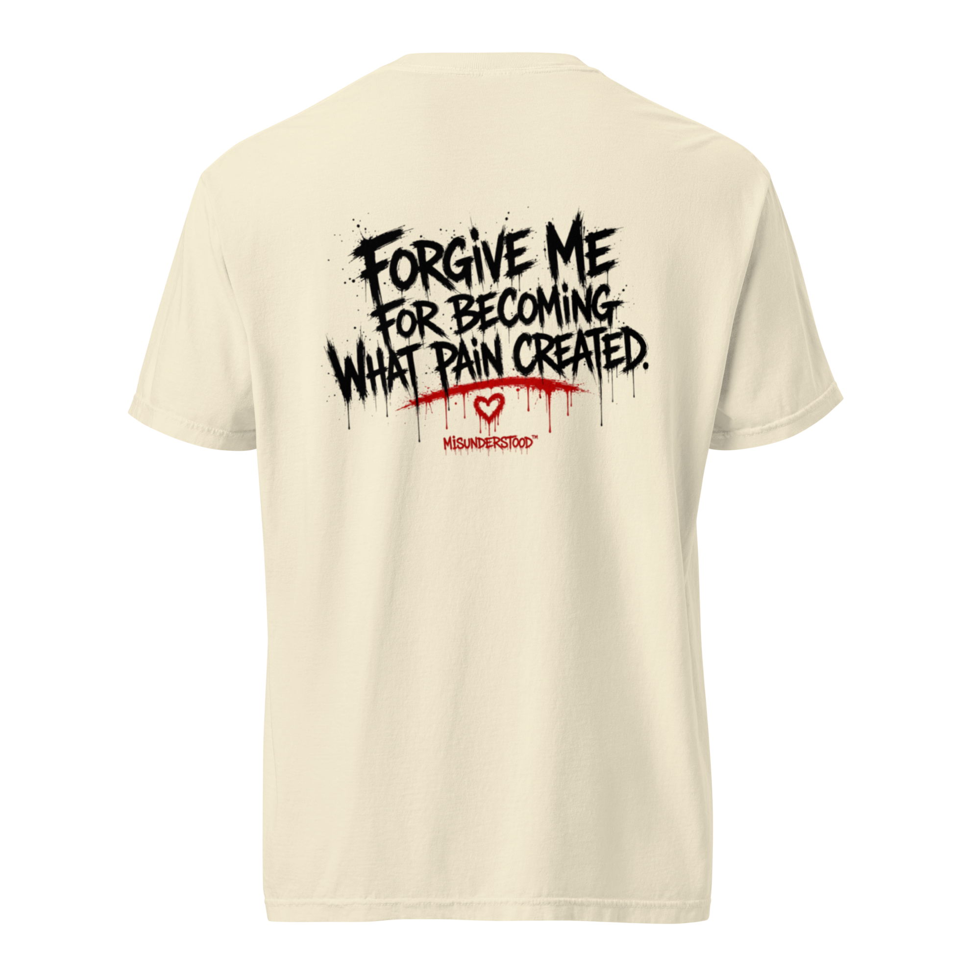 MISUNDERSTOOD graphic tee - Back design
