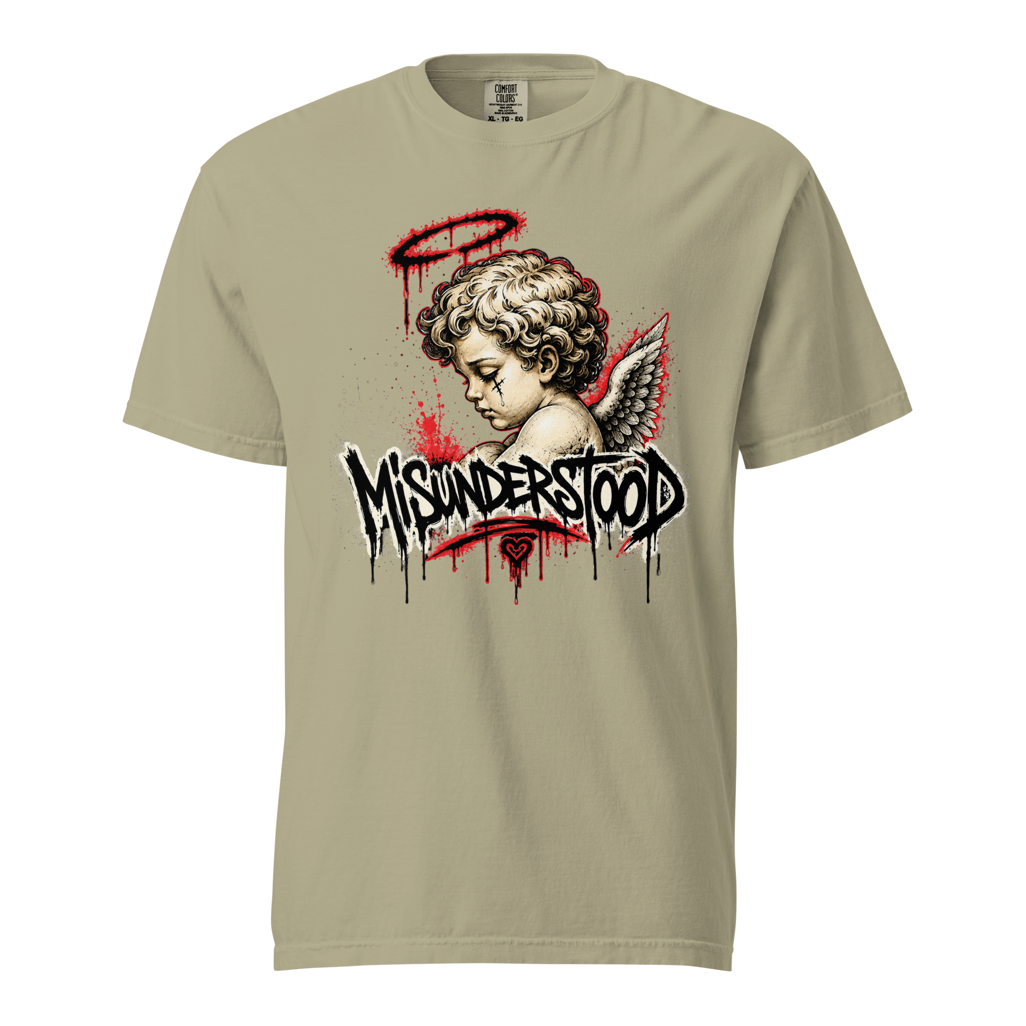 MISUNDERSTOOD graphic tee - Khaki