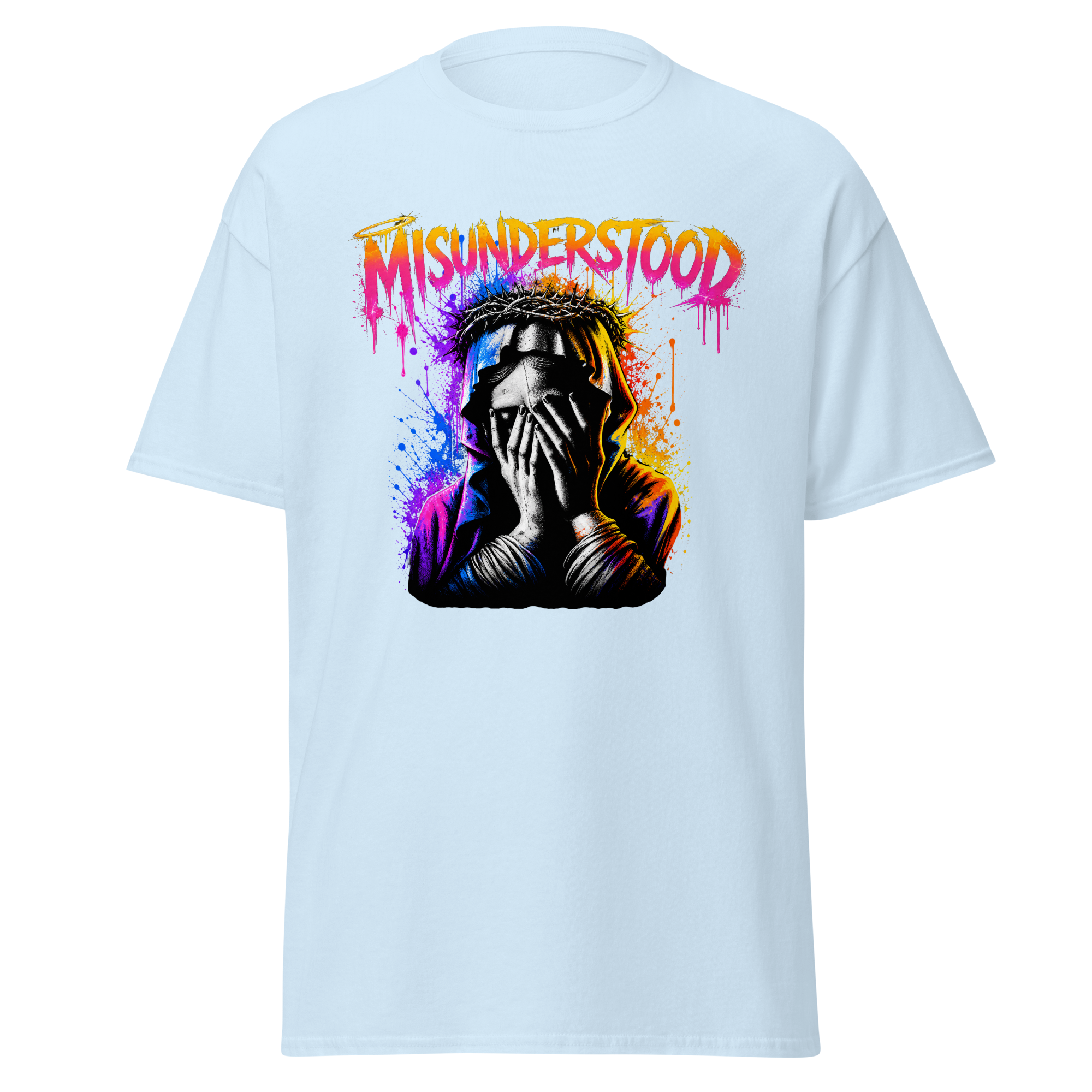 Misunderstood graphic tee - Light Blue