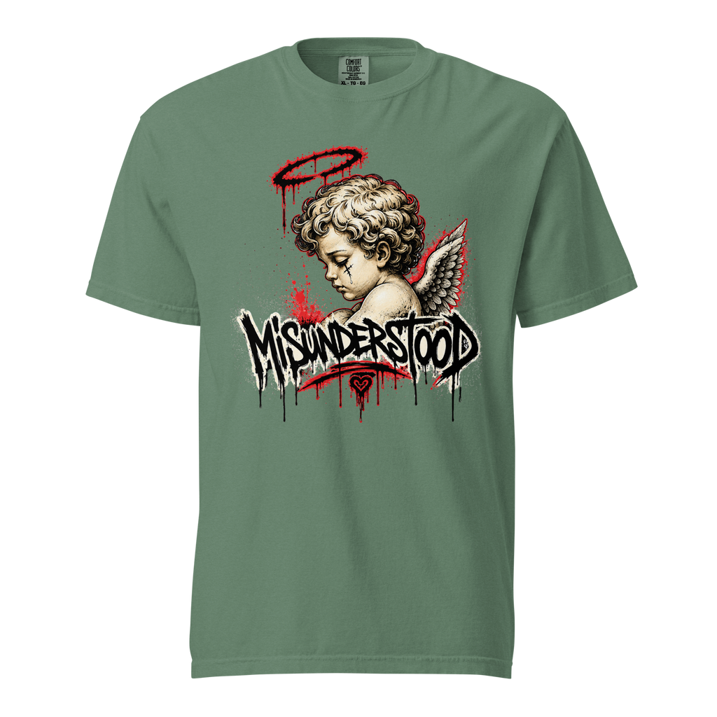 MISUNDERSTOOD graphic tee - Light Green