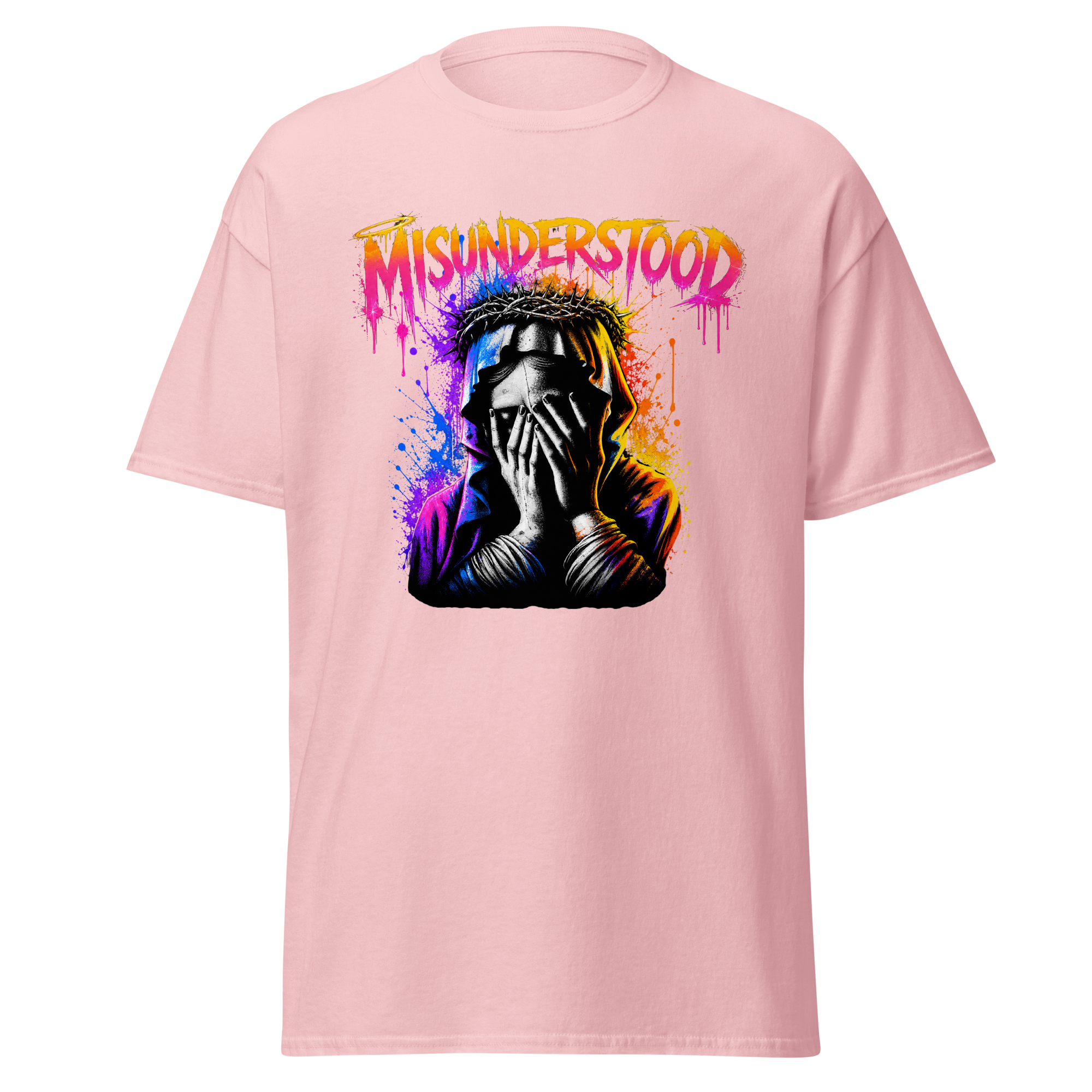 Misunderstood graphic tee - Light Pink