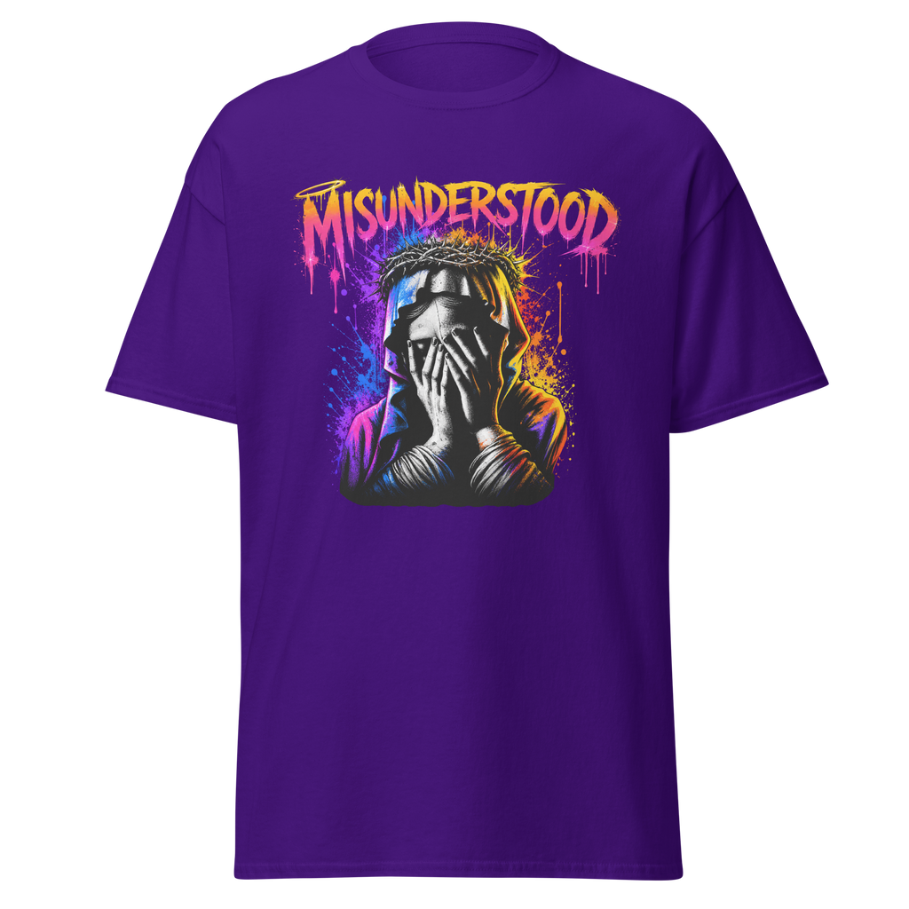 Misunderstood graphic tee - Purple
