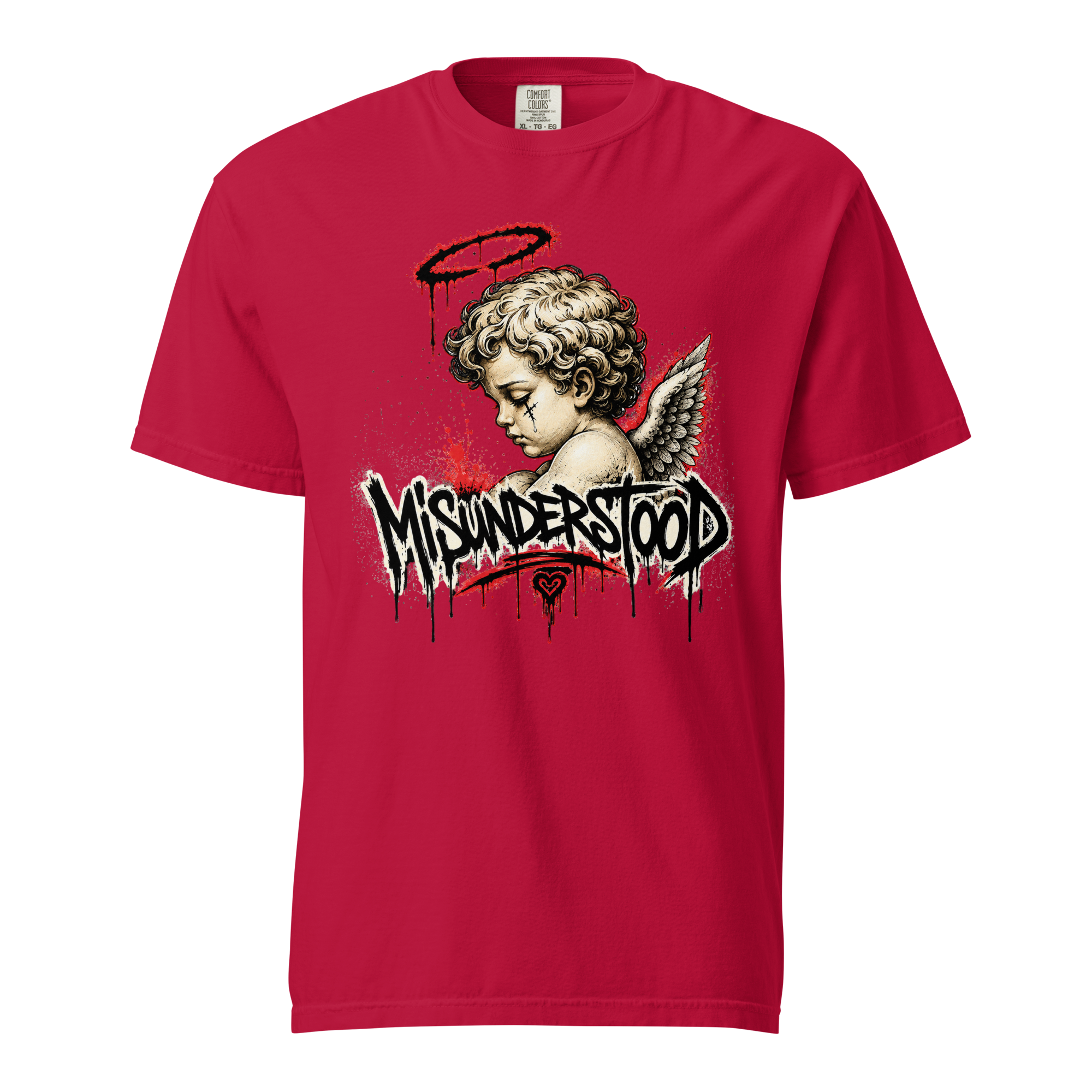 MISUNDERSTOOD graphic tee - Red