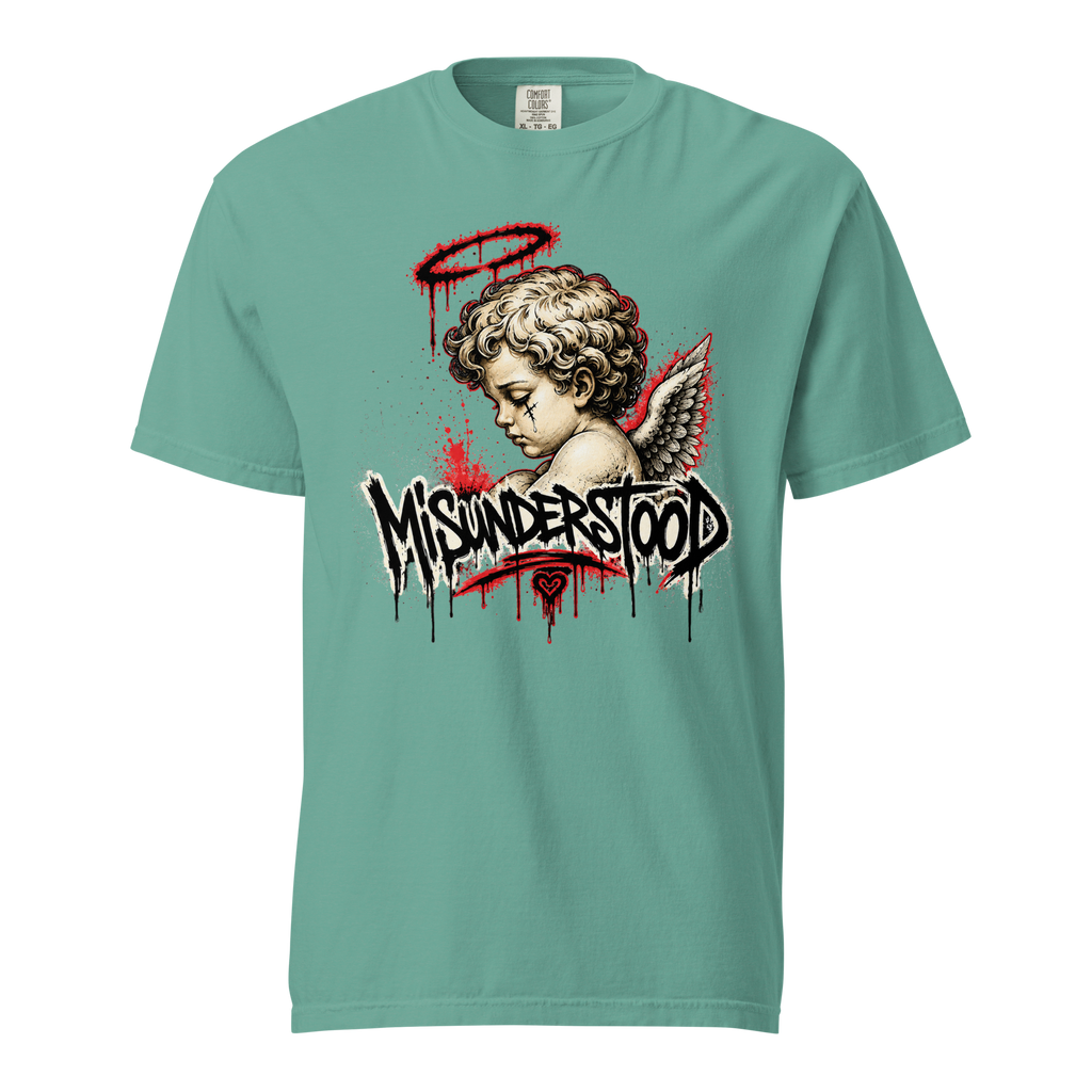 MISUNDERSTOOD graphic tee - Seafoam