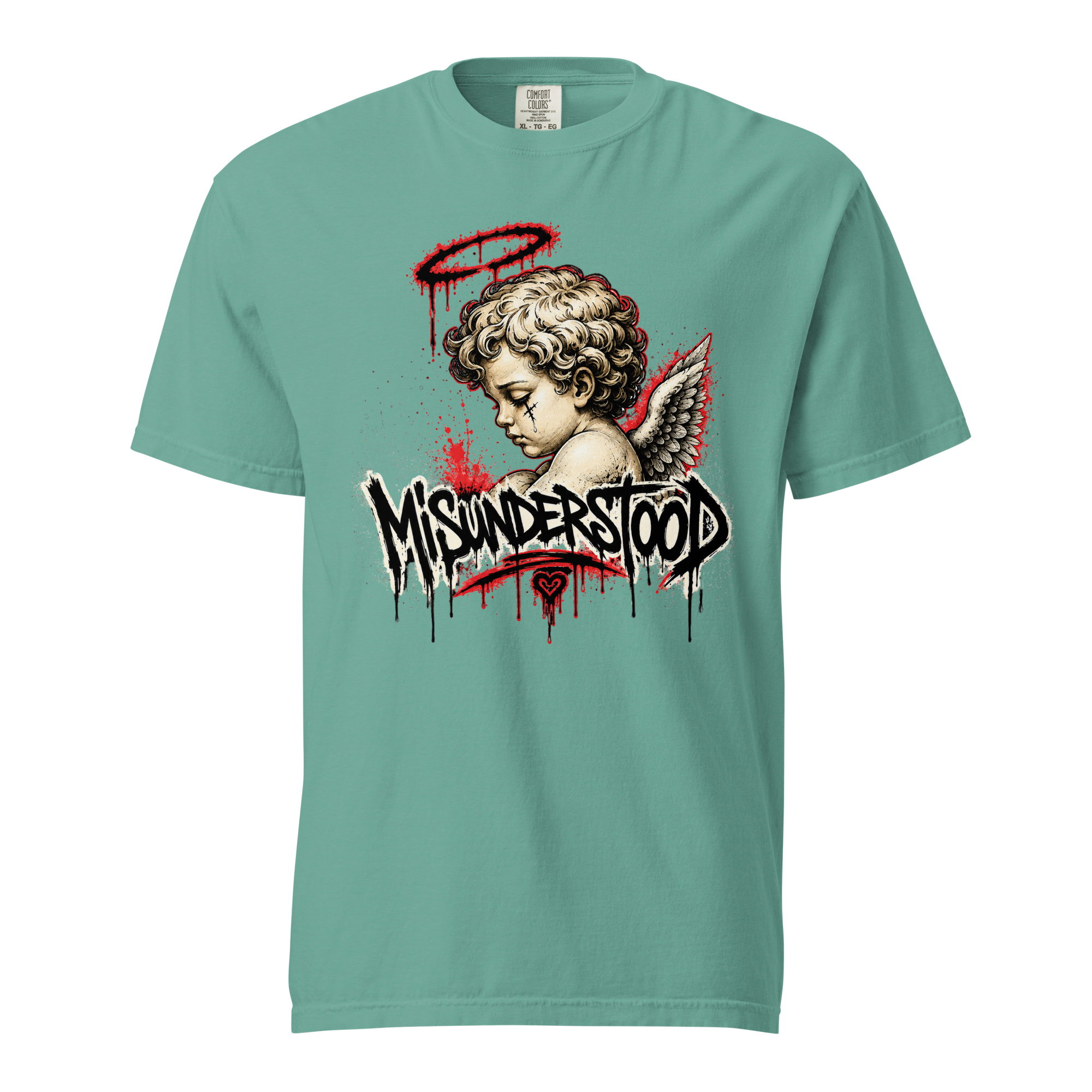 MISUNDERSTOOD graphic tee - Seafoam