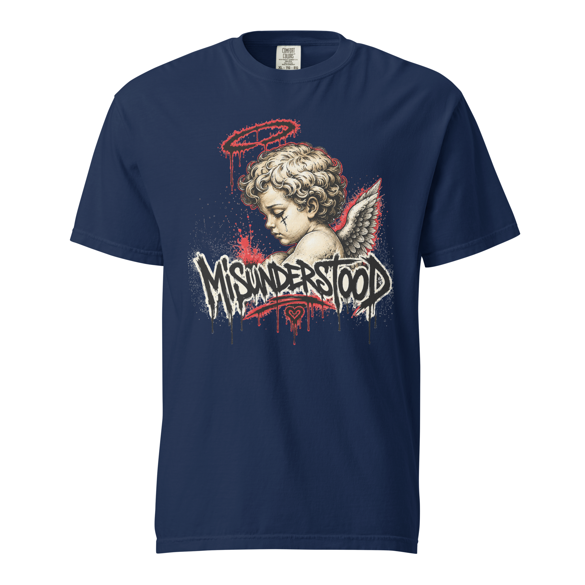 MISUNDERSTOOD graphic tee - True Navy