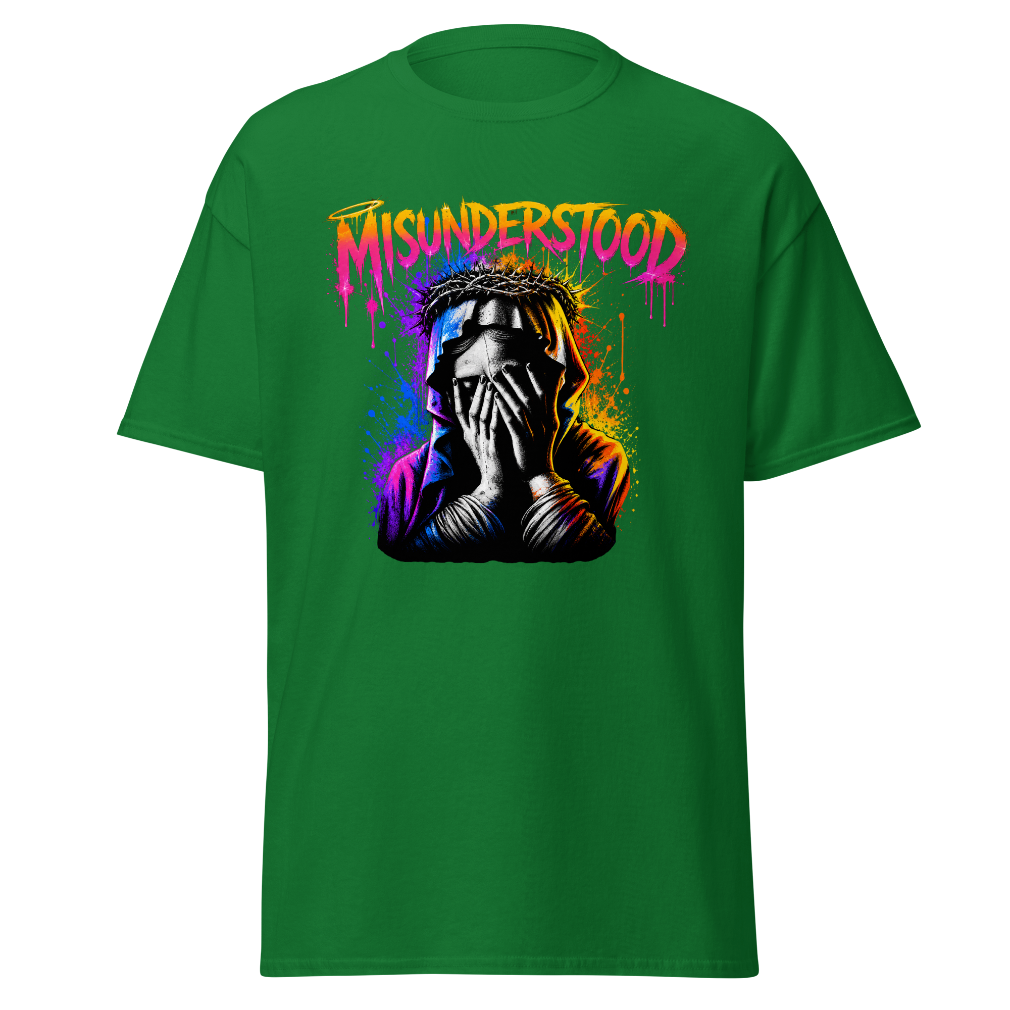 Misunderstood graphic tee - Turf Green