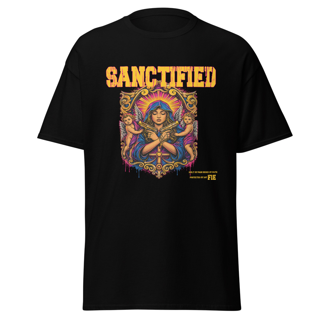 SANCTIFIED graphic tee - Black