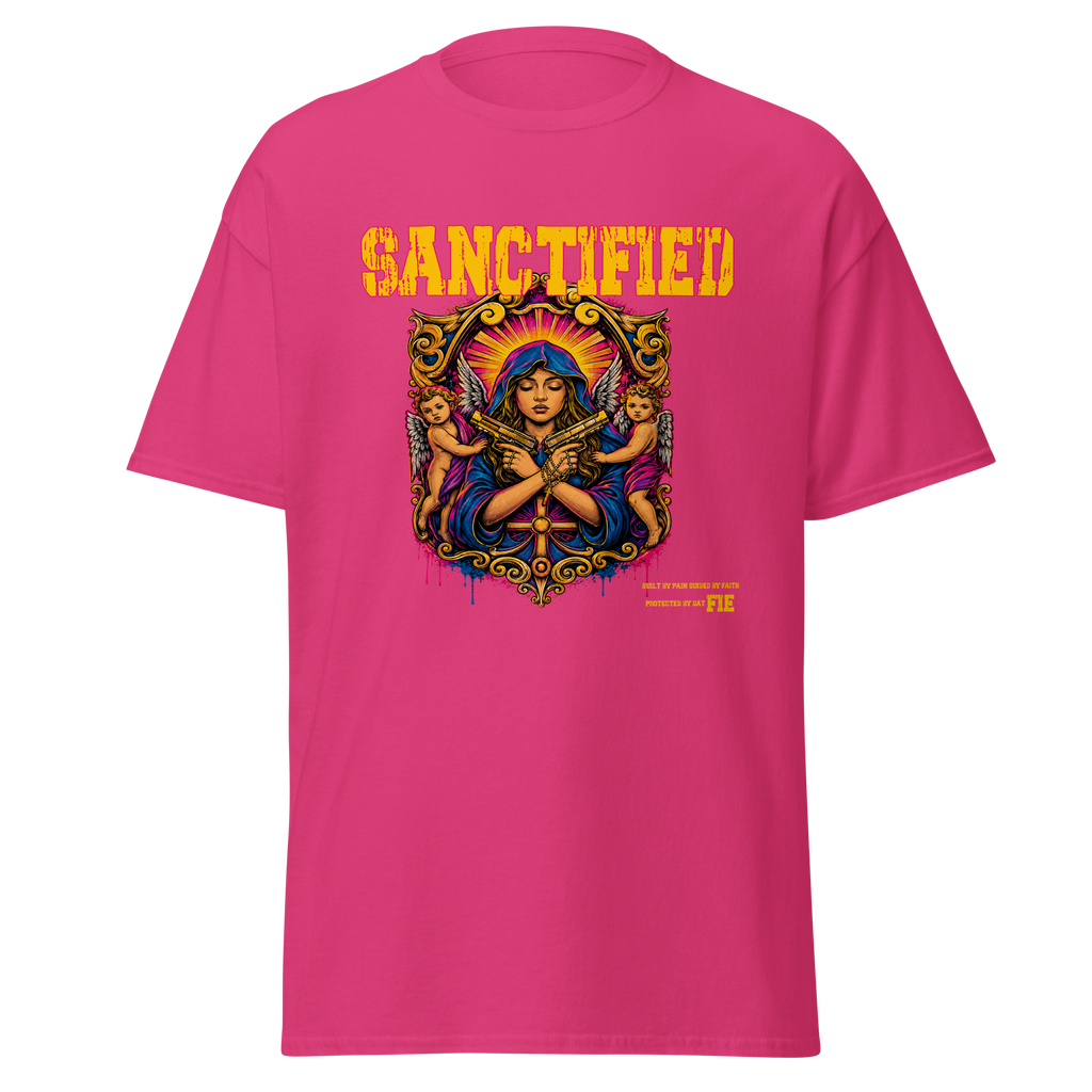 SANCTIFIED graphic tee - Heliconia