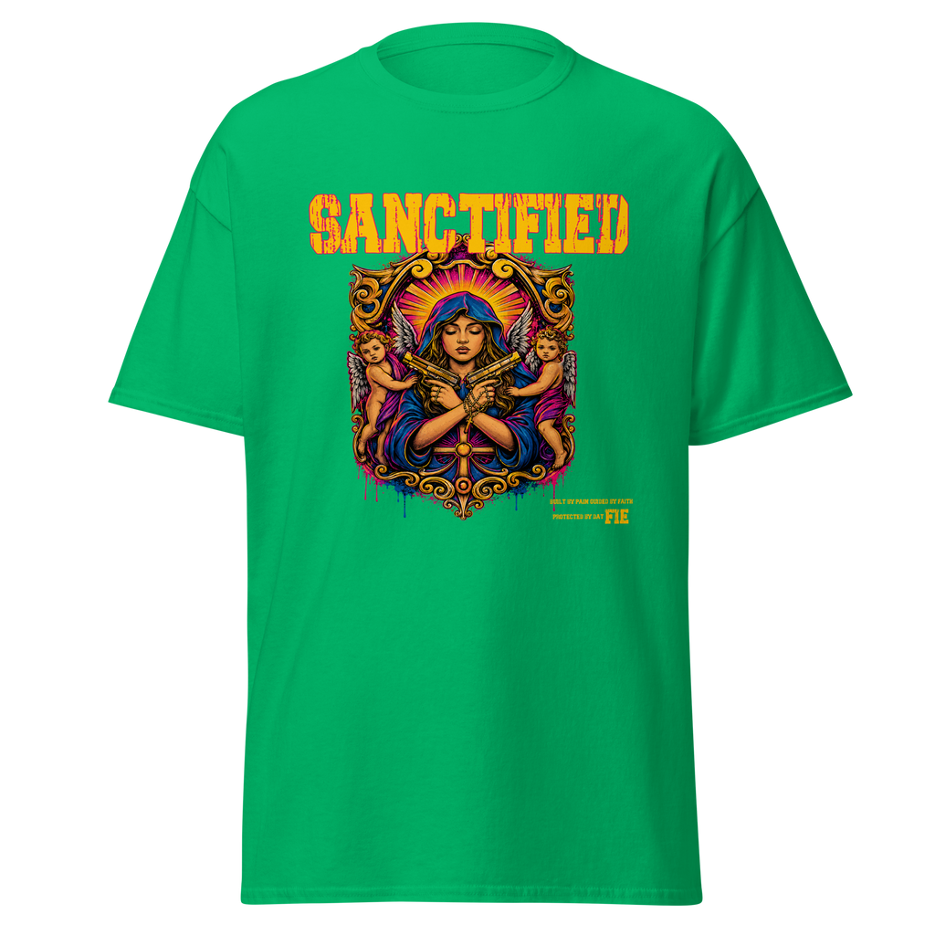 SANCTIFIED graphic tee - Irish Green