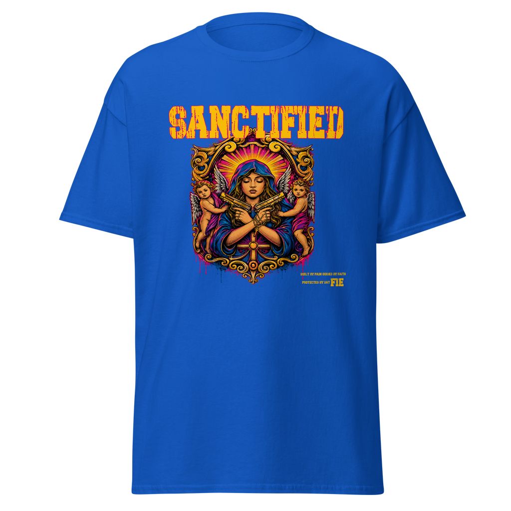 SANCTIFIED graphic tee - Royal