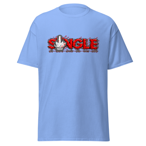 SINGLE graphic tee - Carolina Blue