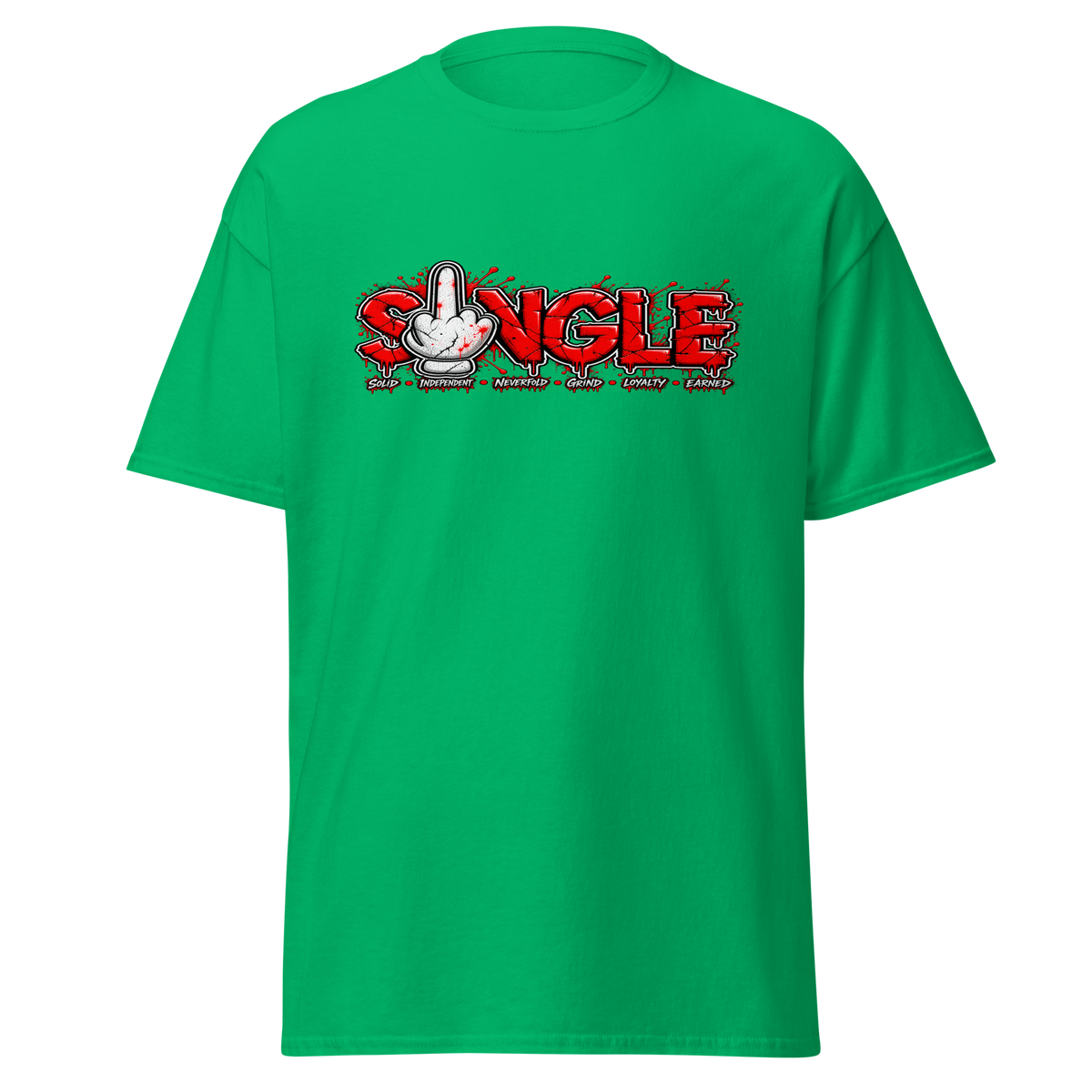 SINGLE graphic tee - Irish Green