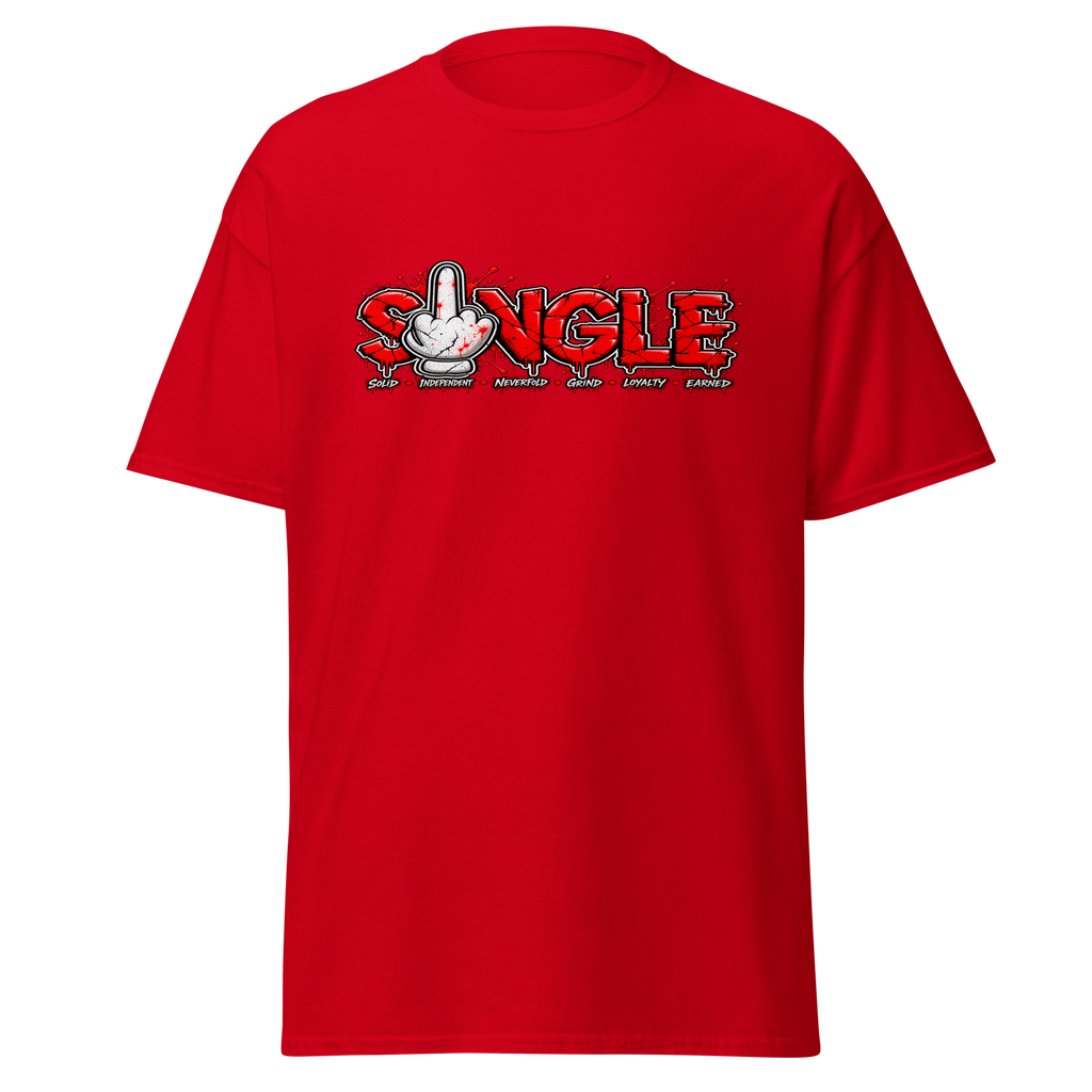 SINGLE graphic tee - Red