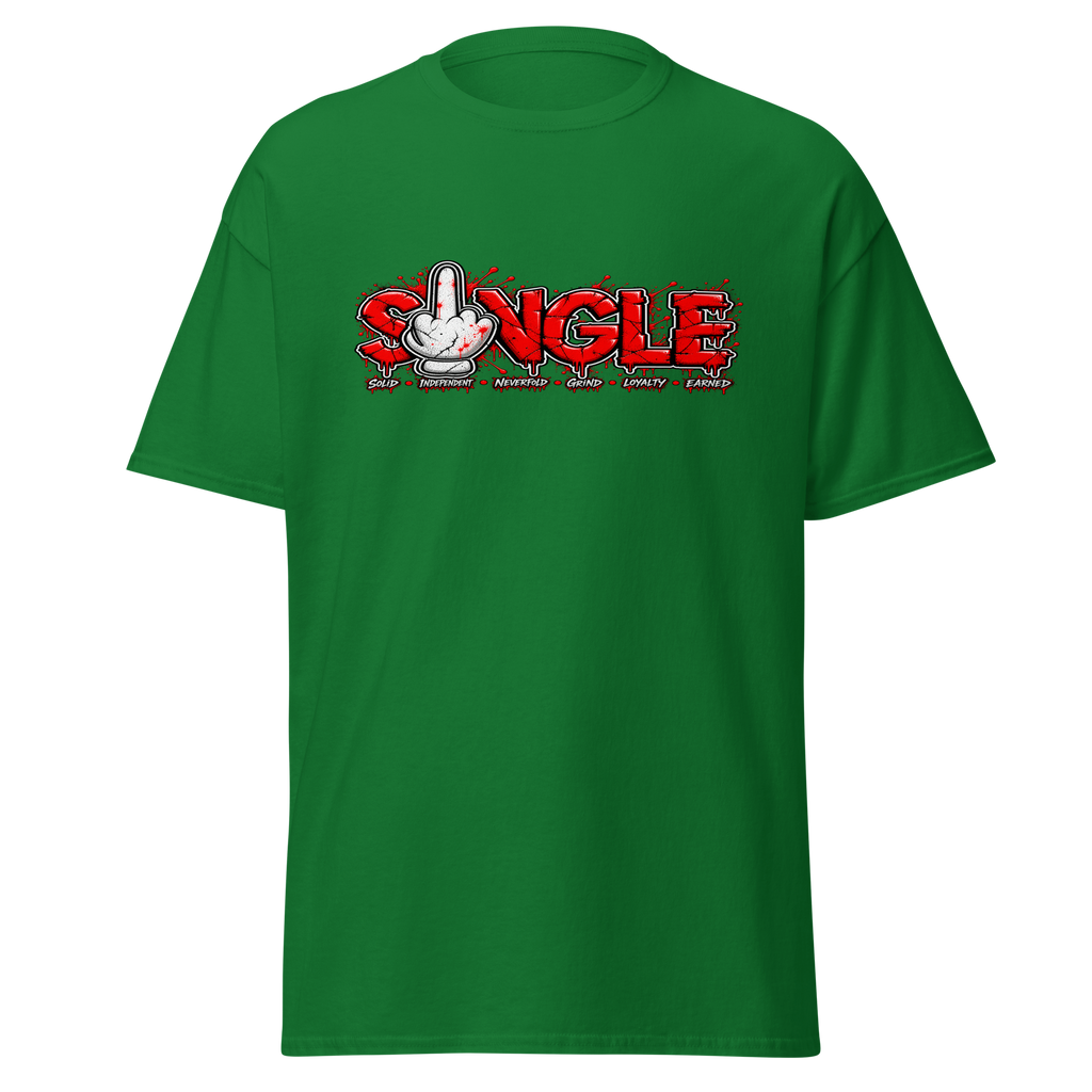 SINGLE graphic tee - Turf Green