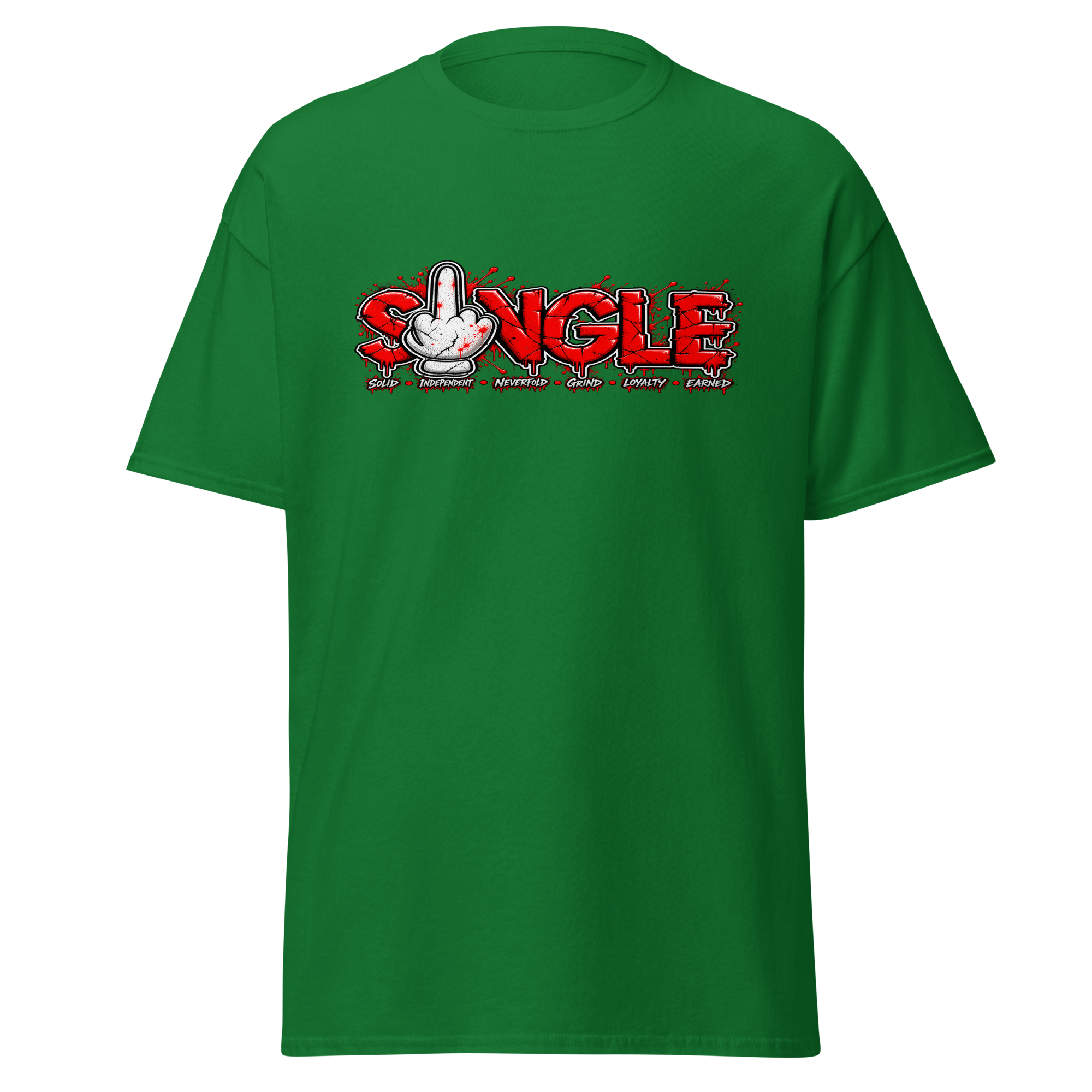 SINGLE graphic tee - Turf Green