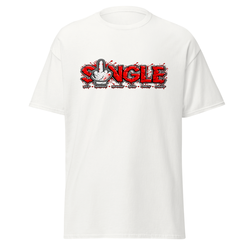SINGLE graphic tee - White