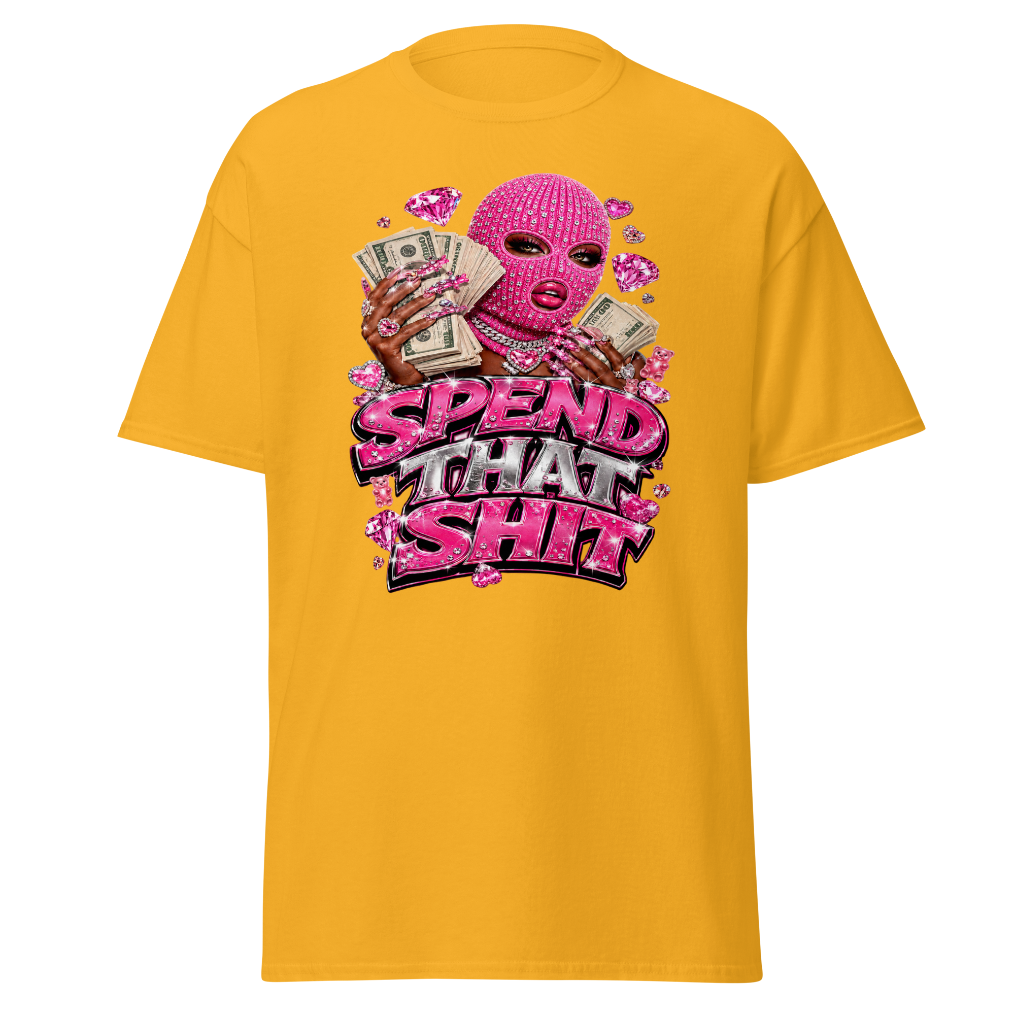 Spend That Shit Tee - Gold