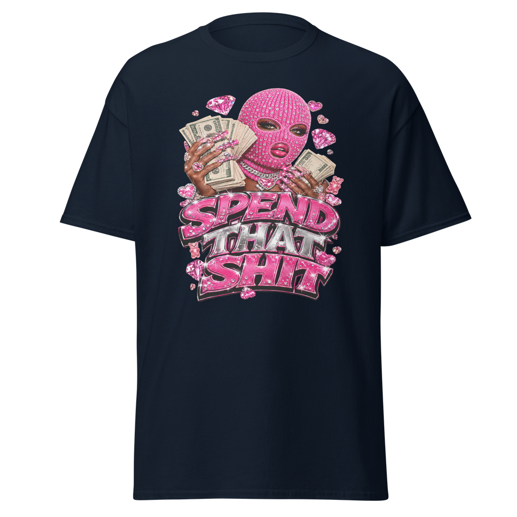 Spend That Shit Tee - Navy