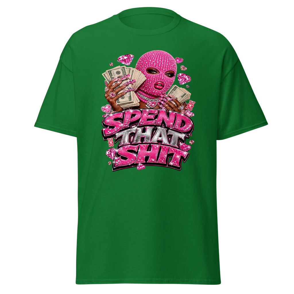 Spend That Shit Tee - Turf Green