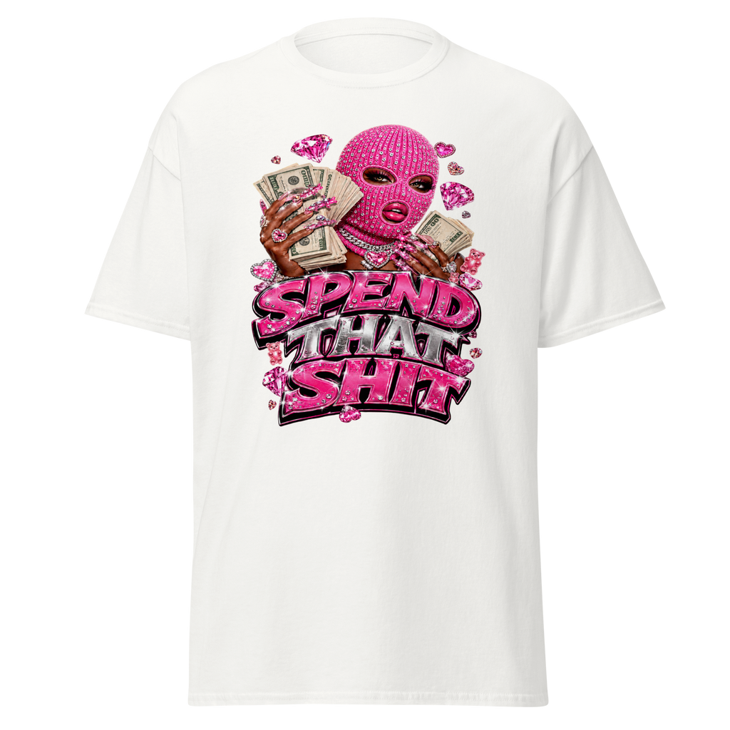 Spend That Shit Tee - White