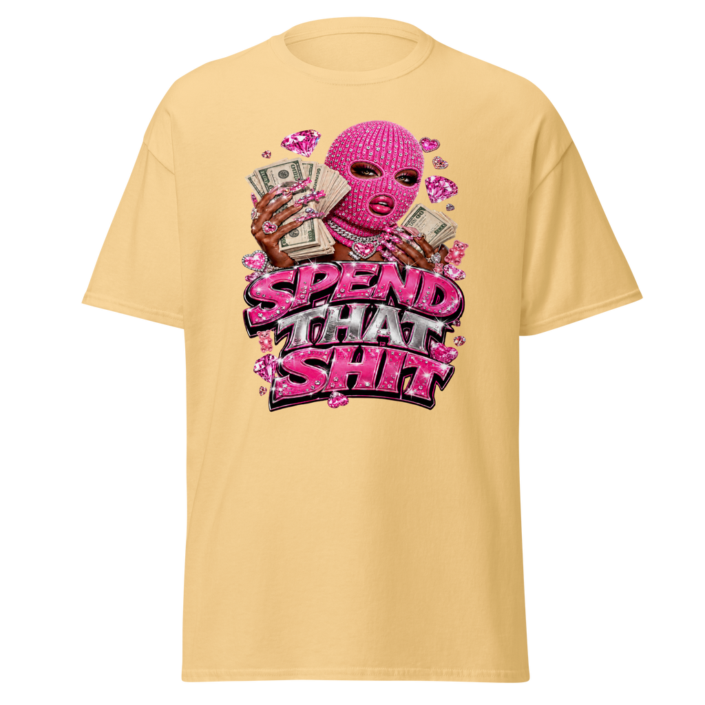 Spend That Shit Tee - Yellow Haze