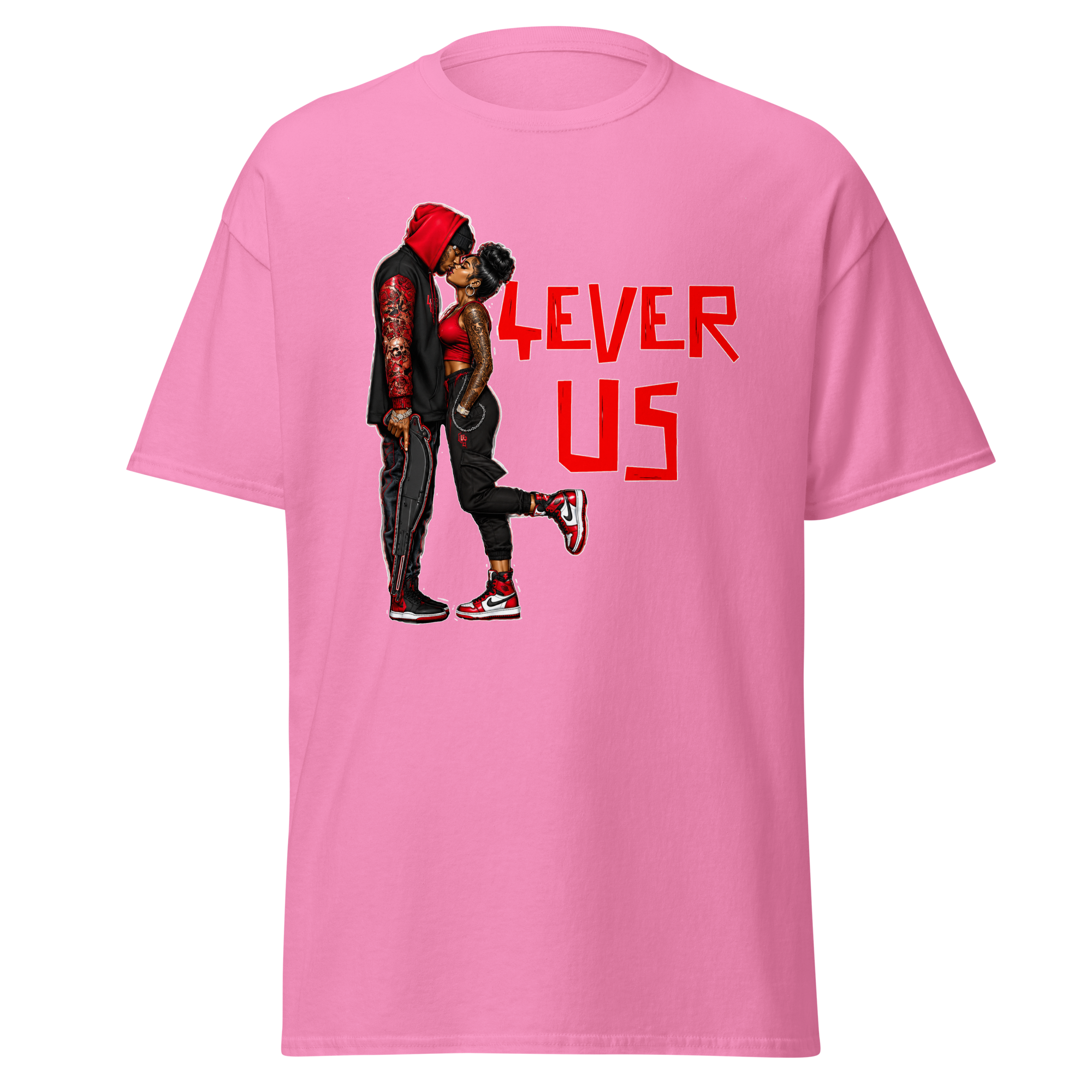 Supreme God 4Ever Us graphic T-shirt - azalea