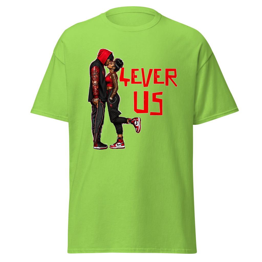 Supreme God 4Ever Us graphic T-shirt - lime