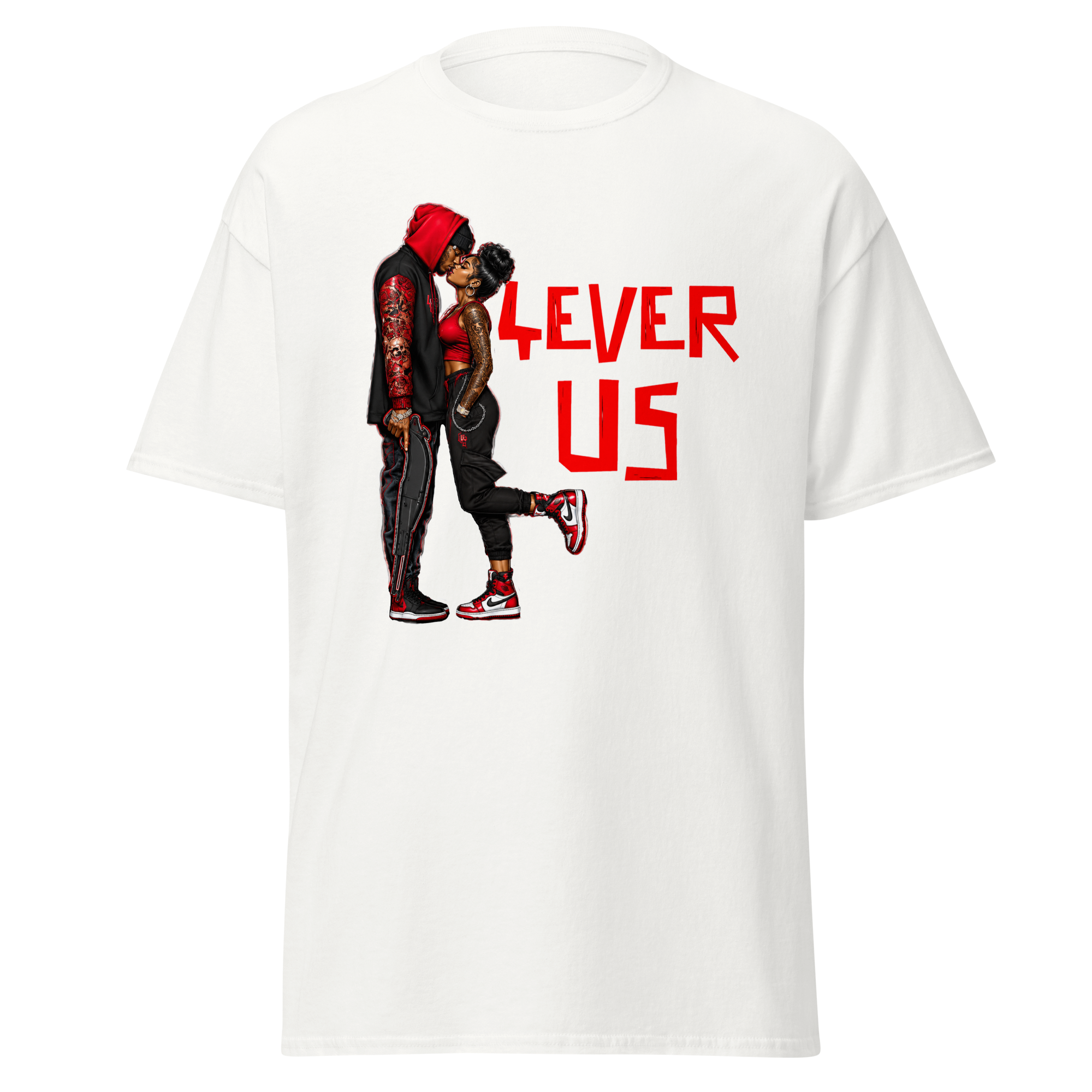 Supreme God 4Ever Us graphic T-shirt - white