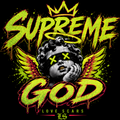 SUPREME GOD angel graphic tee artwork